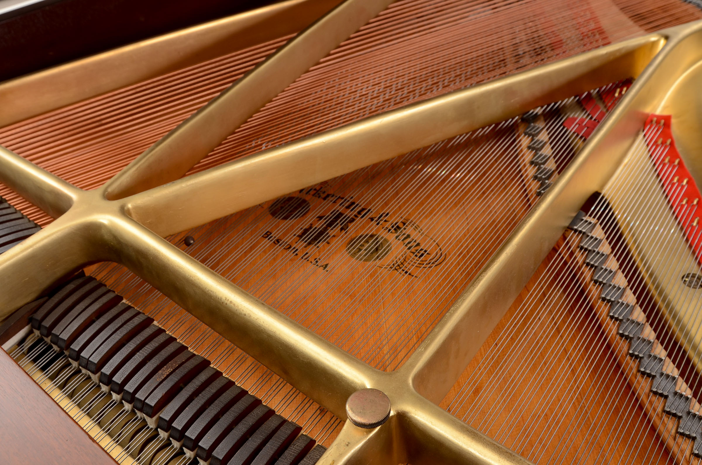 Chickering Mahogany Grand Piano