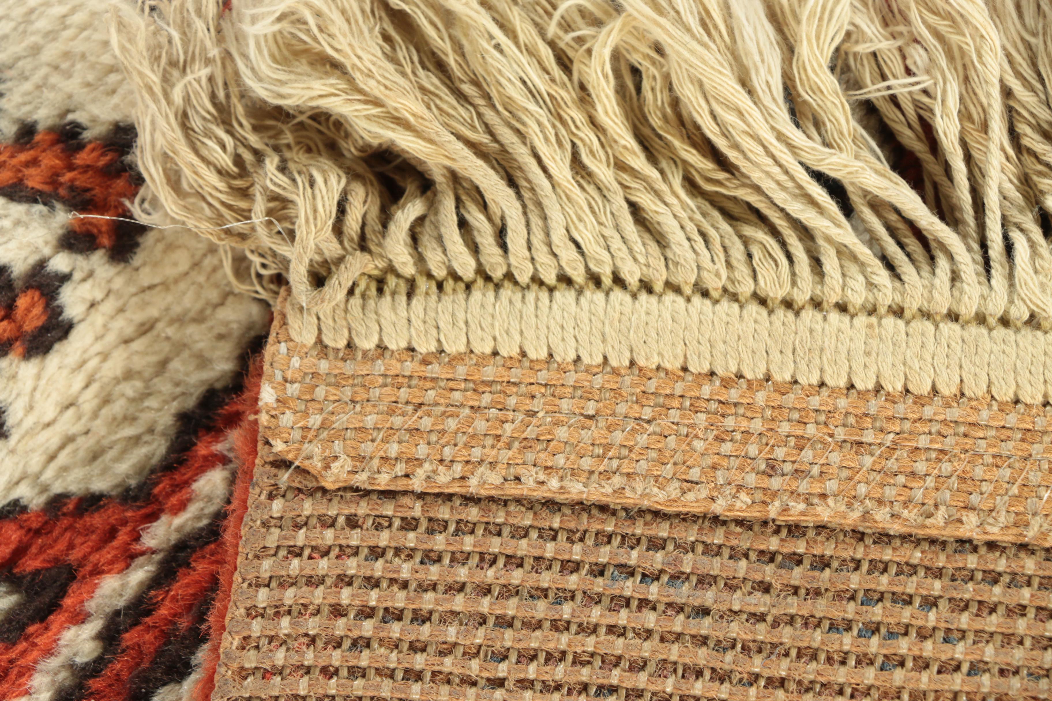 Power-Loomed Caucasian-Style Wool Area Rug