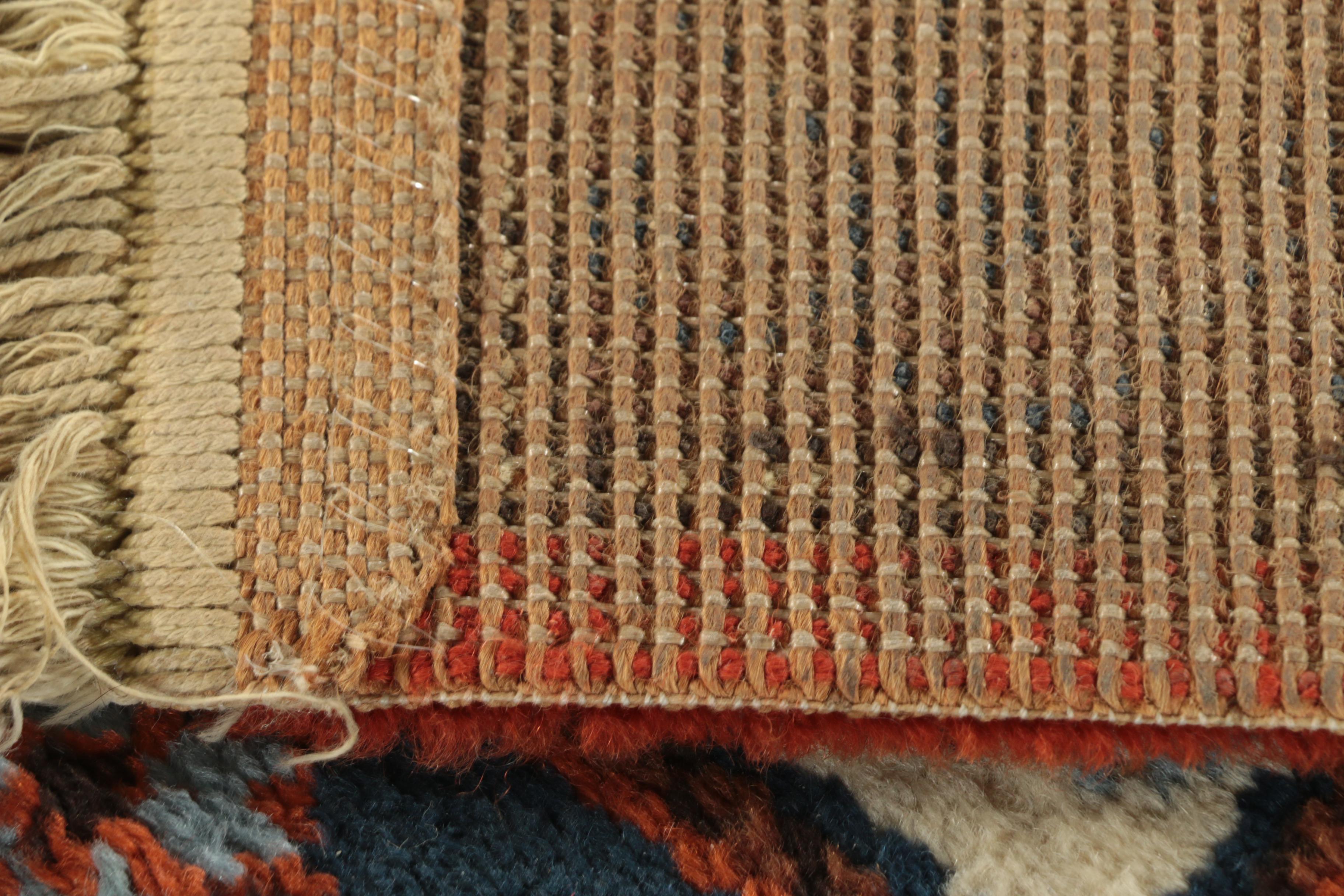 Power-Loomed Caucasian-Style Wool Area Rug