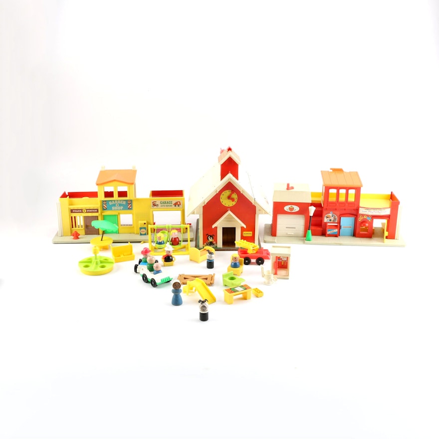 Fisher-Price Little People School, Theater and Garage With Accessories