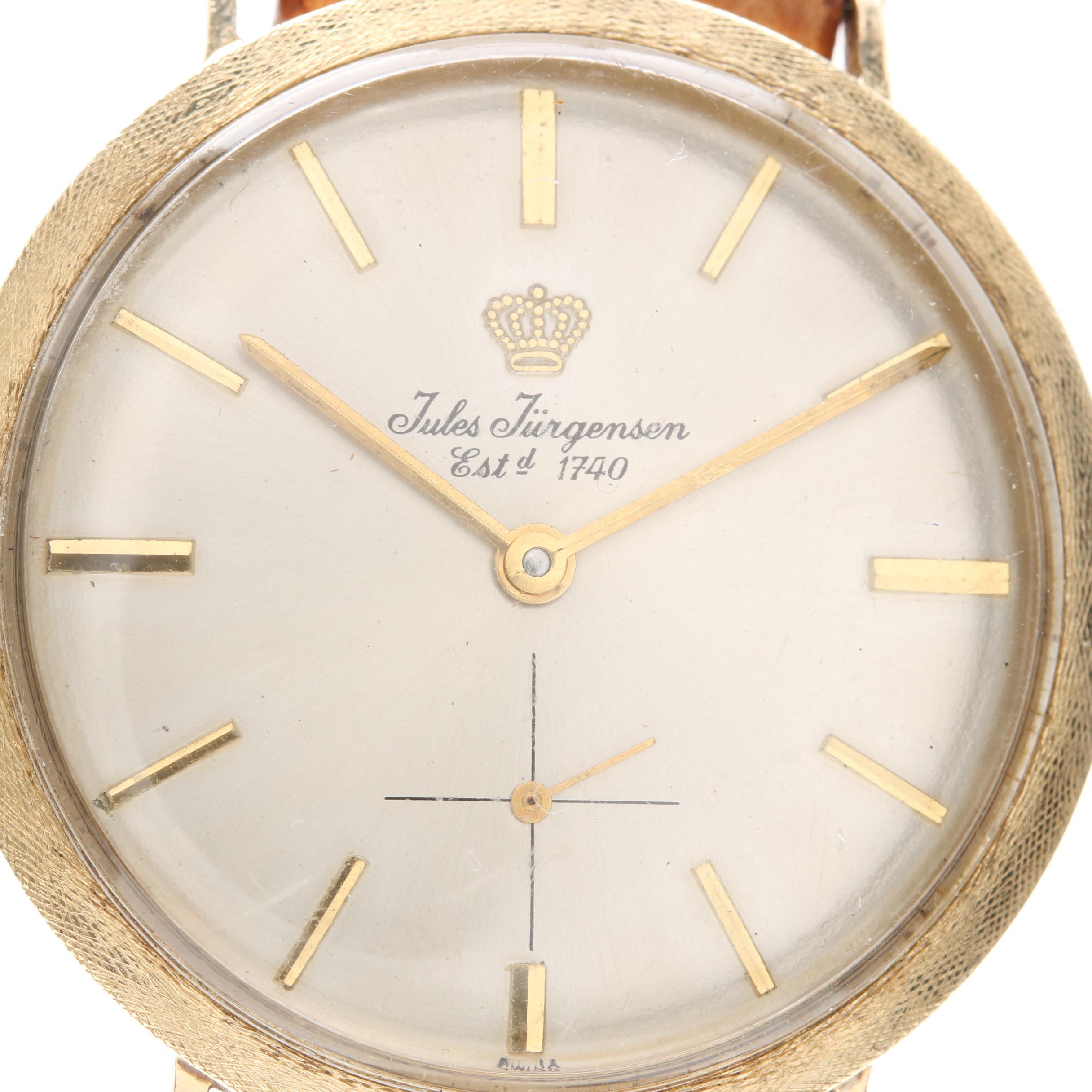 Jules Jurgensen 14K Yellow Gold Watch