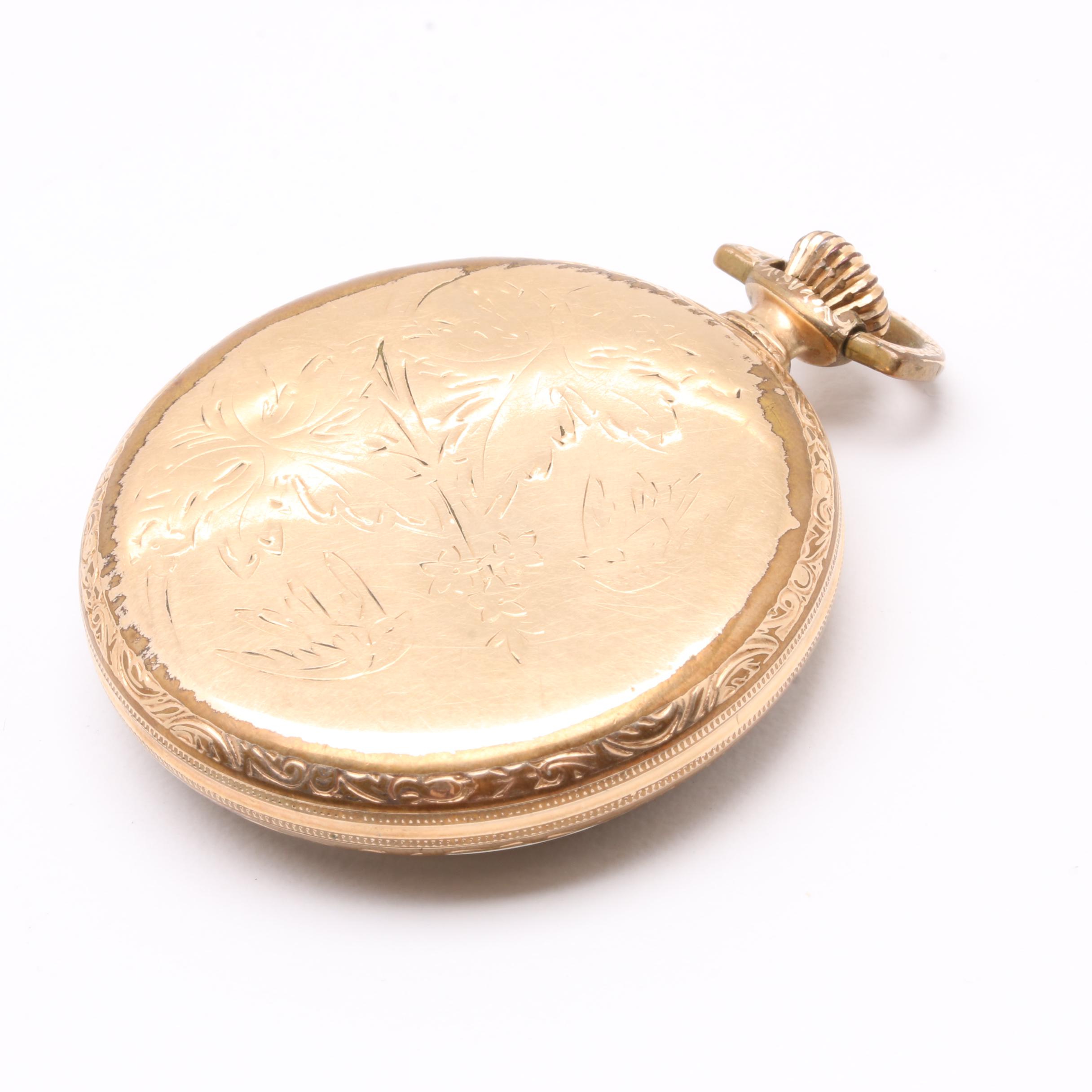 Open Face South Bend Studebaker Pocket Watch