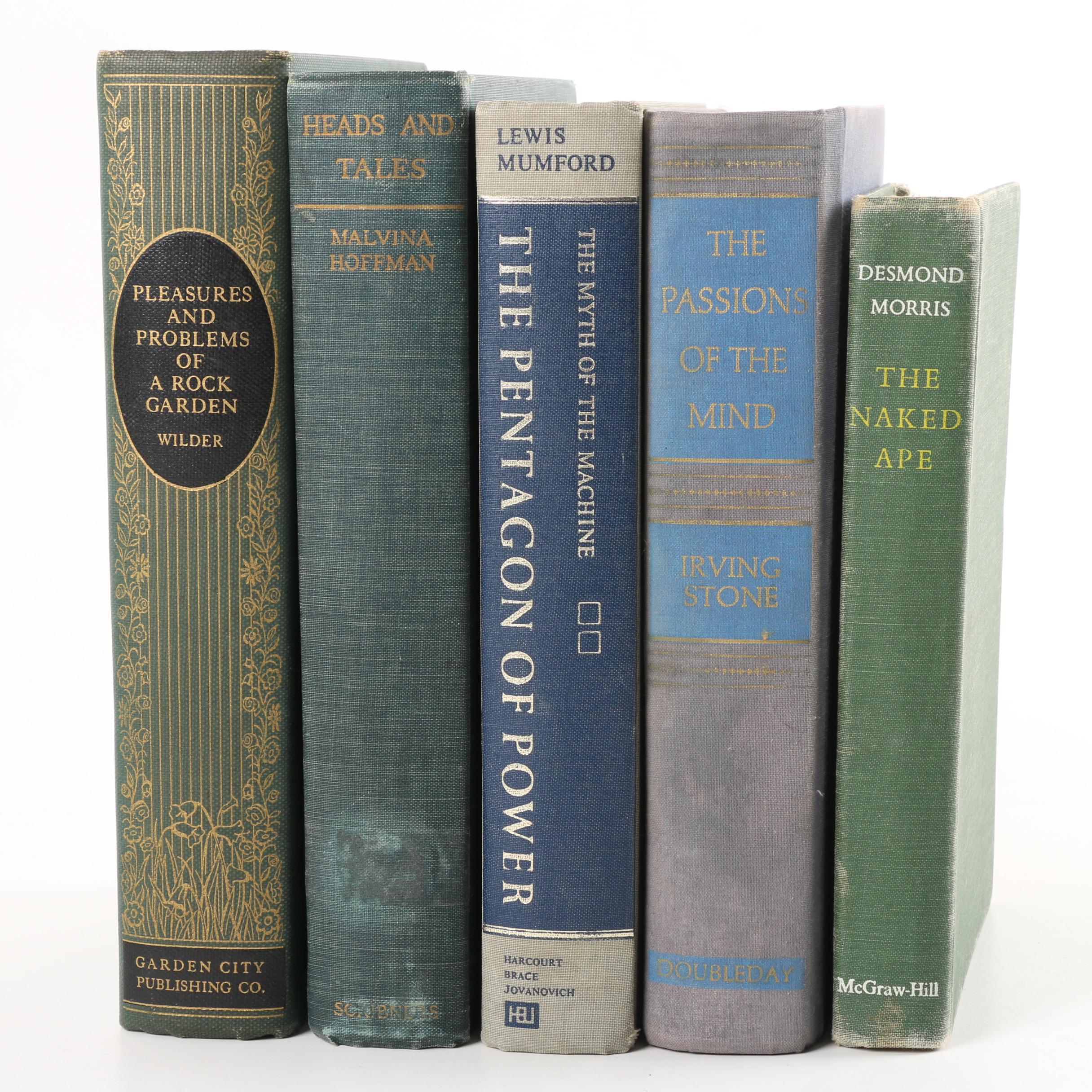 1967 First Edition "The Naked Ape" by Desmond Morris and Other Books