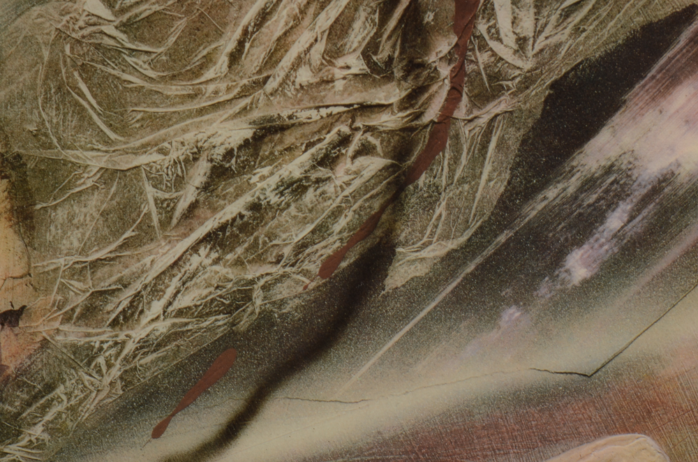 Absract Offset Lithograph on Resin-Coated Panel