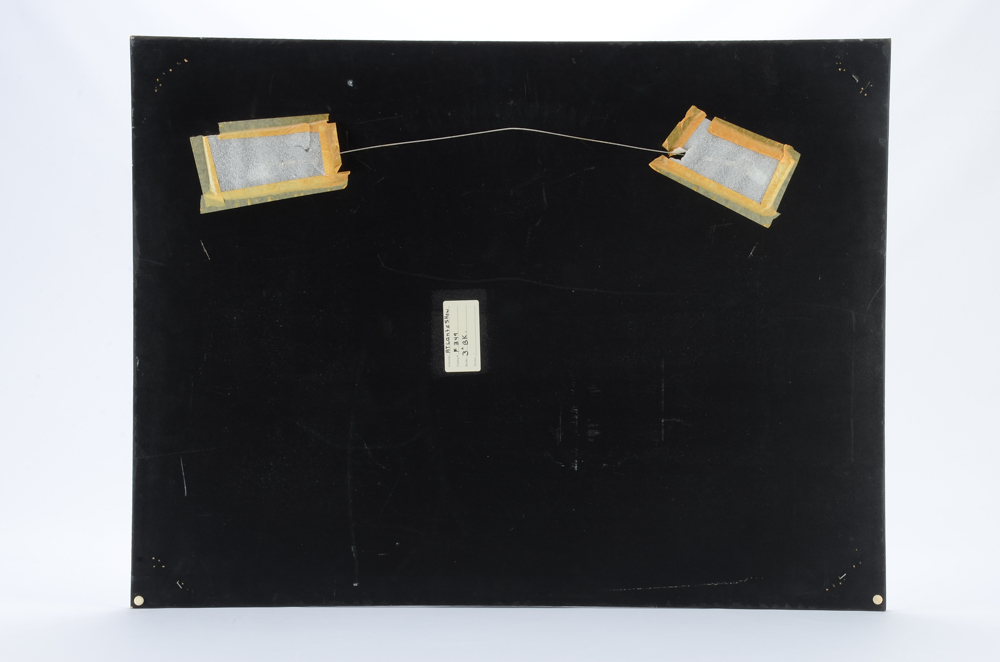 Absract Offset Lithograph on Resin-Coated Panel