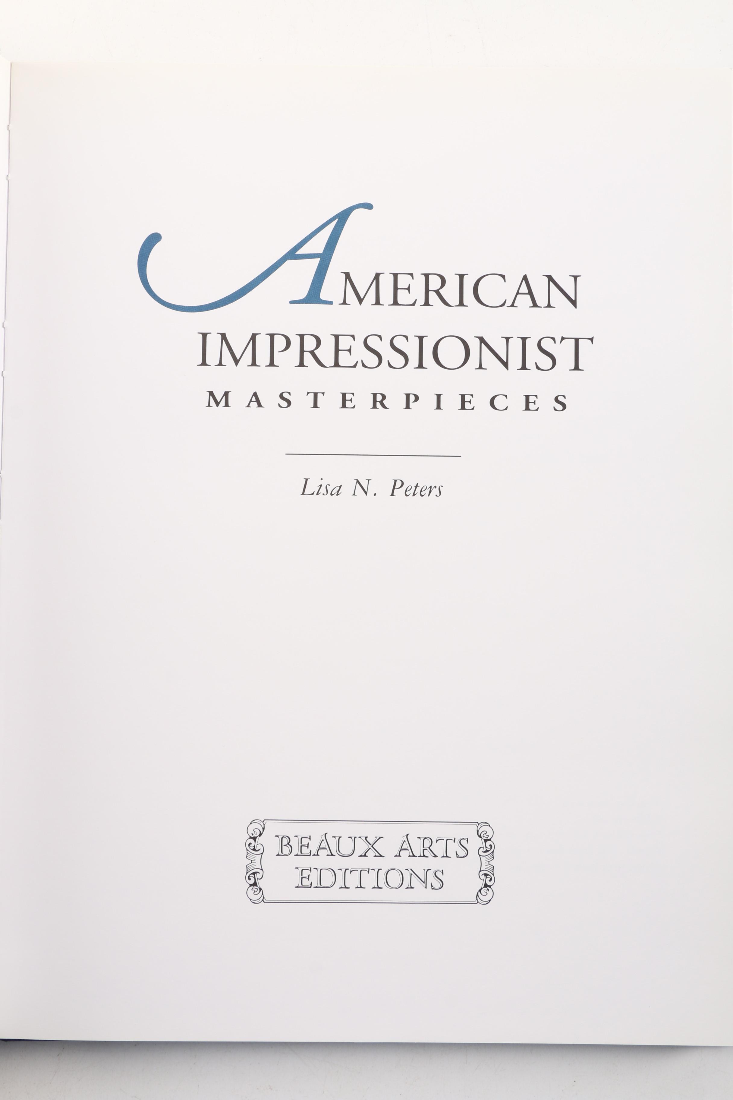 Art Books Including Impressionism