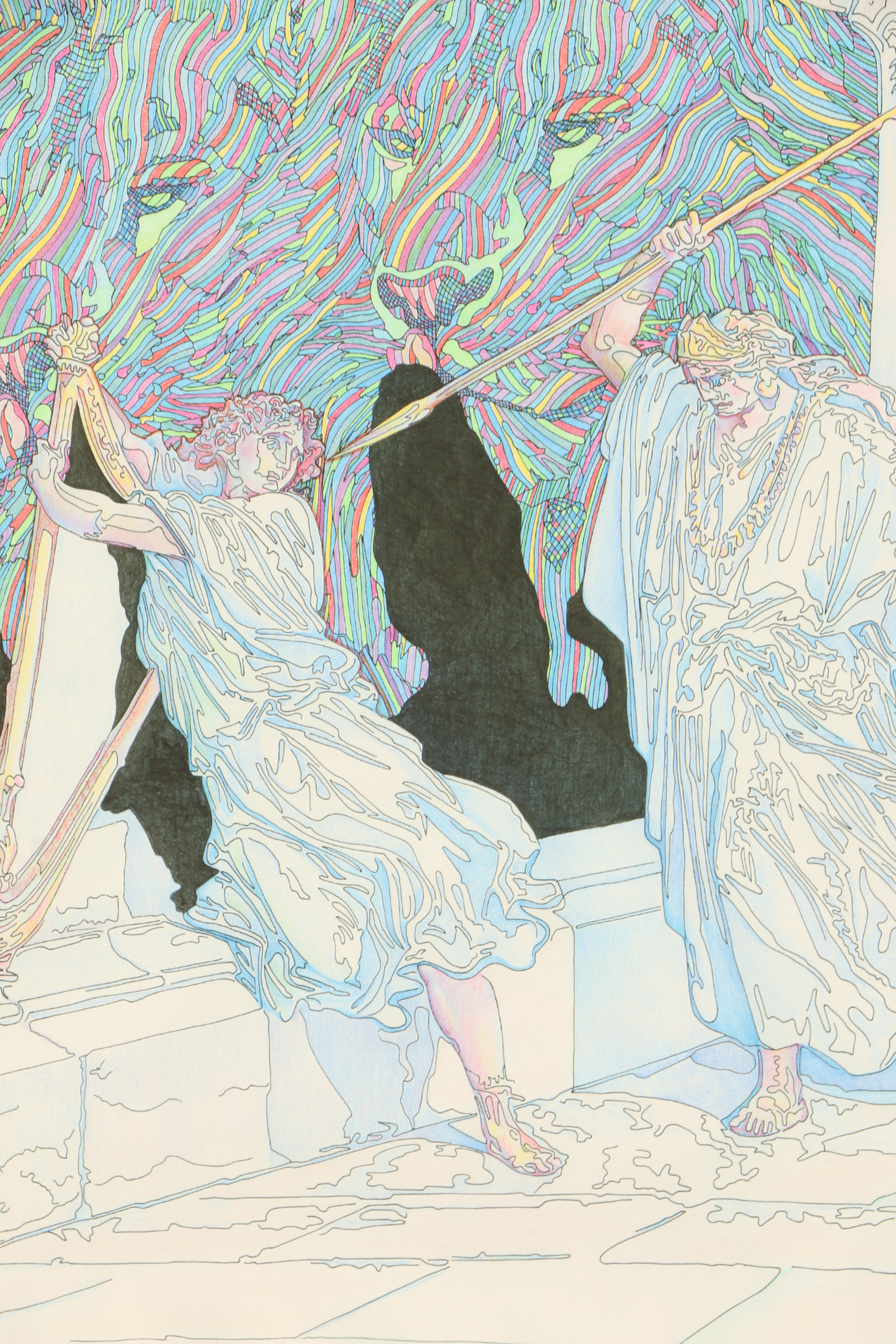 Guillaume Azoulay Giclée "David et Saul"