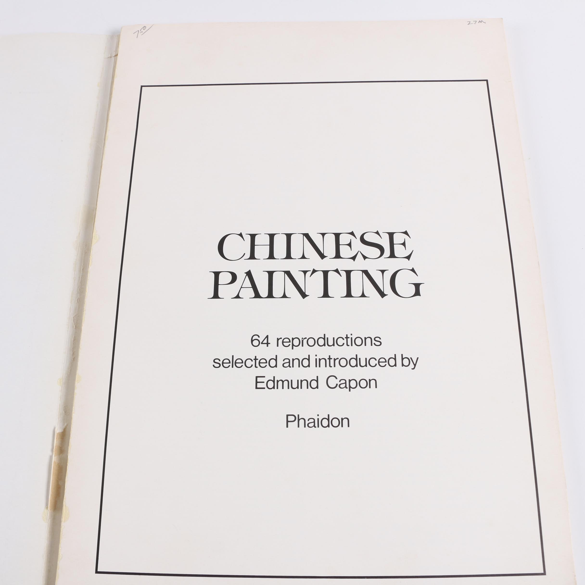 Four Illustrated Art Books Including "Chinese Painting"
