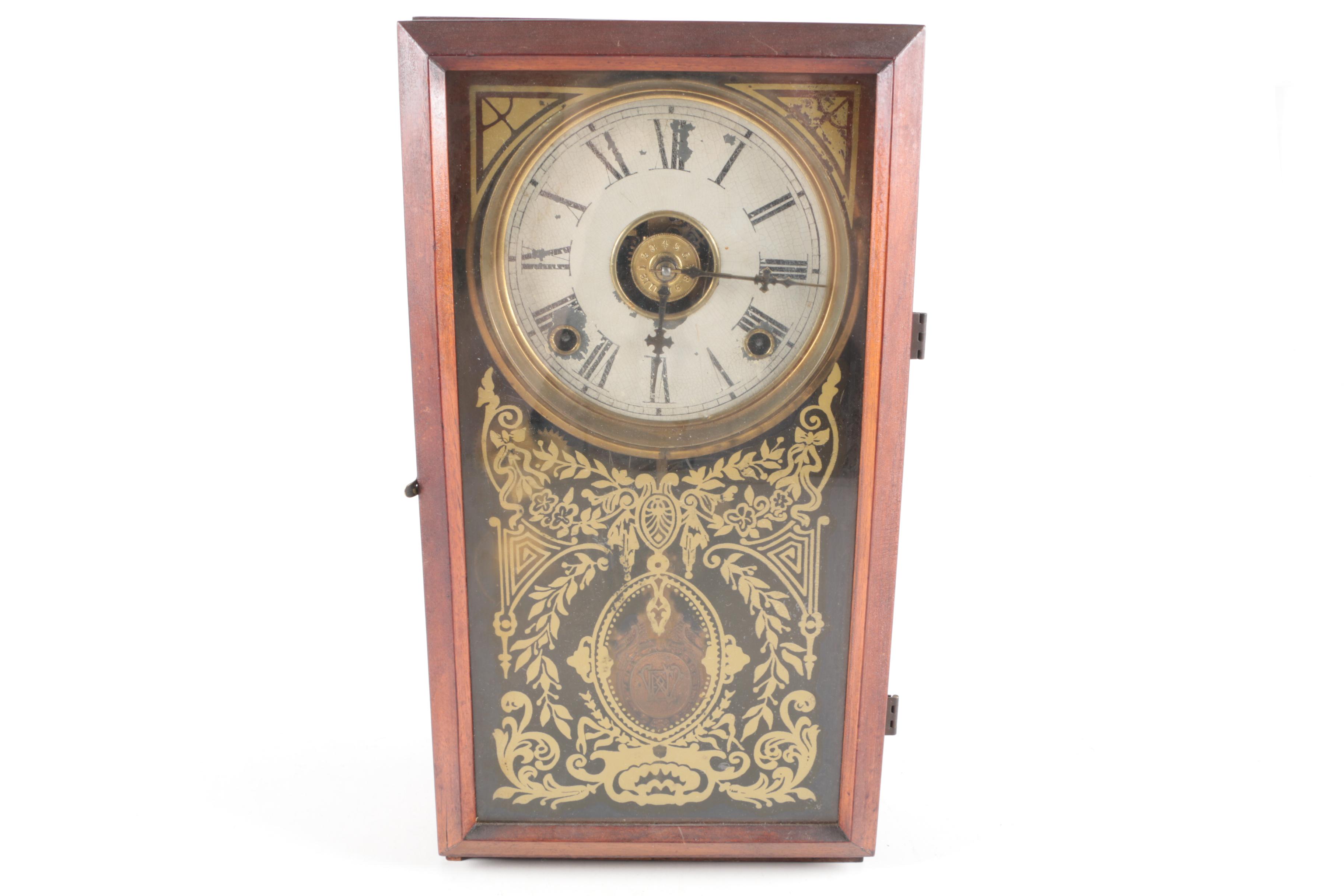 Antique Waterbury Shelf Clock