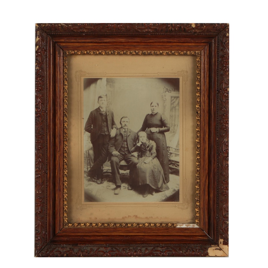 Gelatin Silver Print Family Photograph