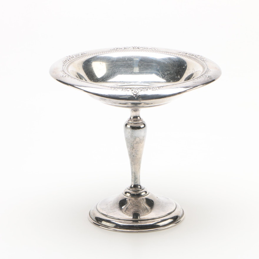 Rogers, Lunt & Bowlen Co. Weighted Sterling Silver Compote
