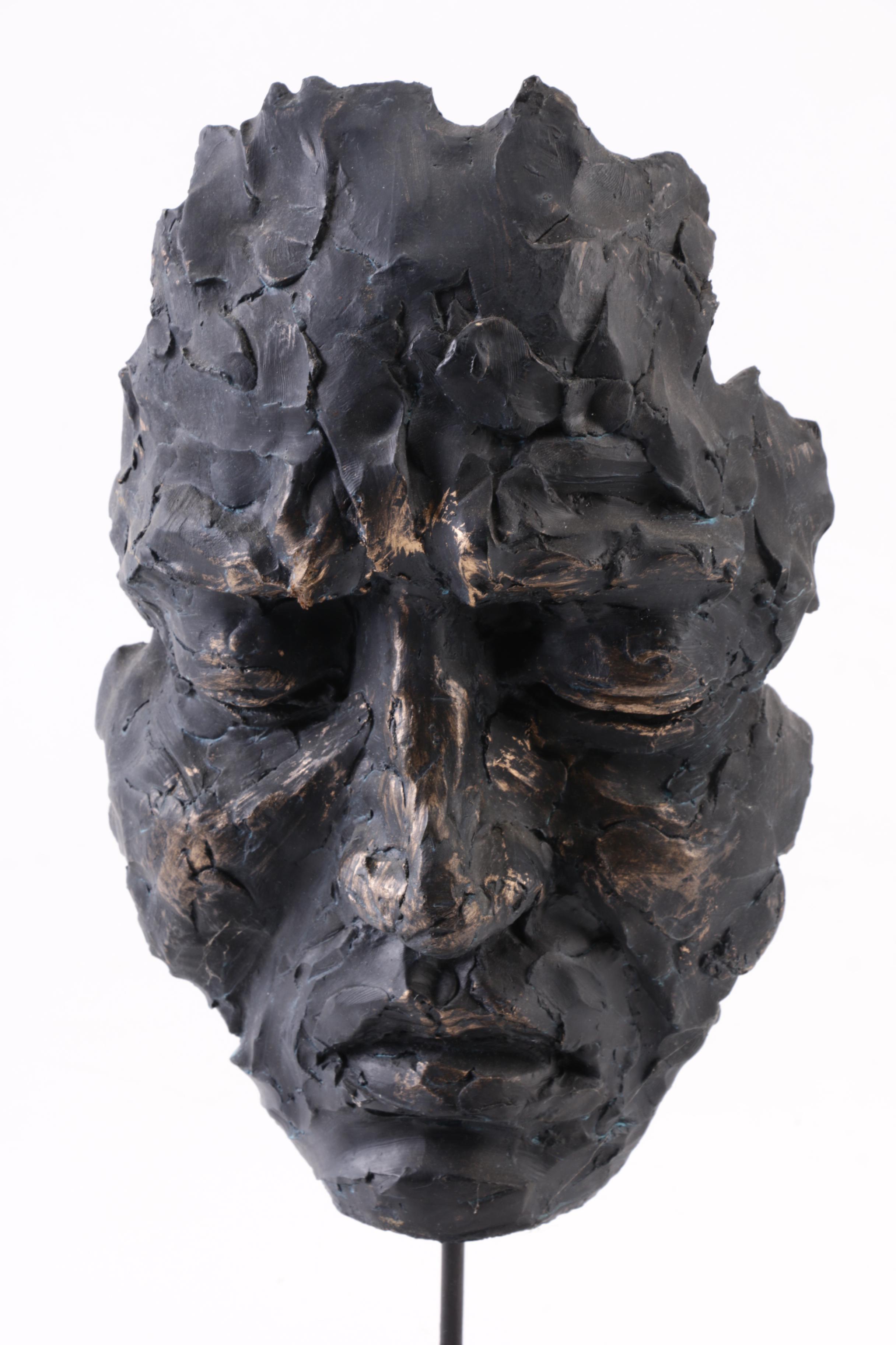 Ceramic Sculpture of a Face
