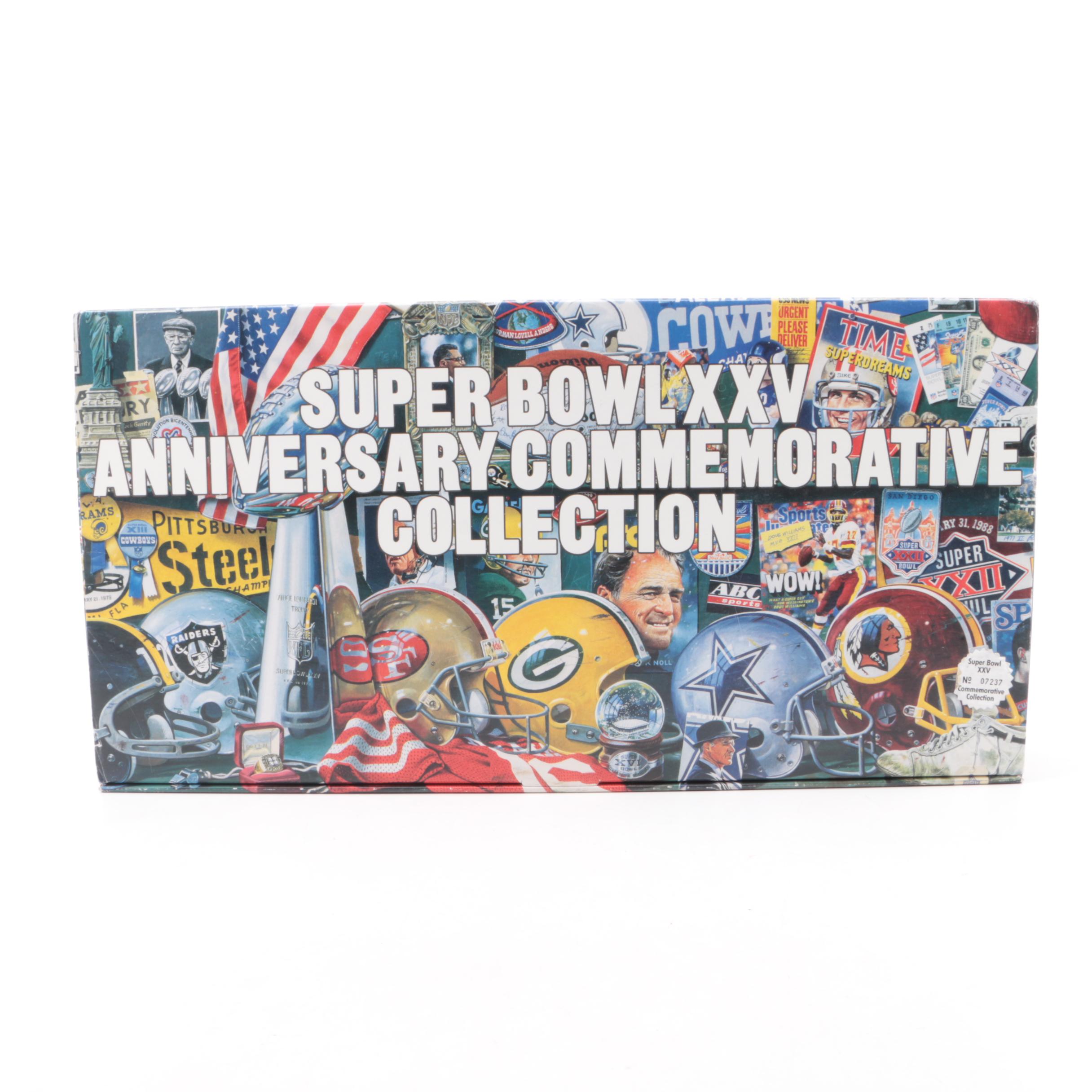 NFL Super Bowl XXV Anniversary Commemorative Collection