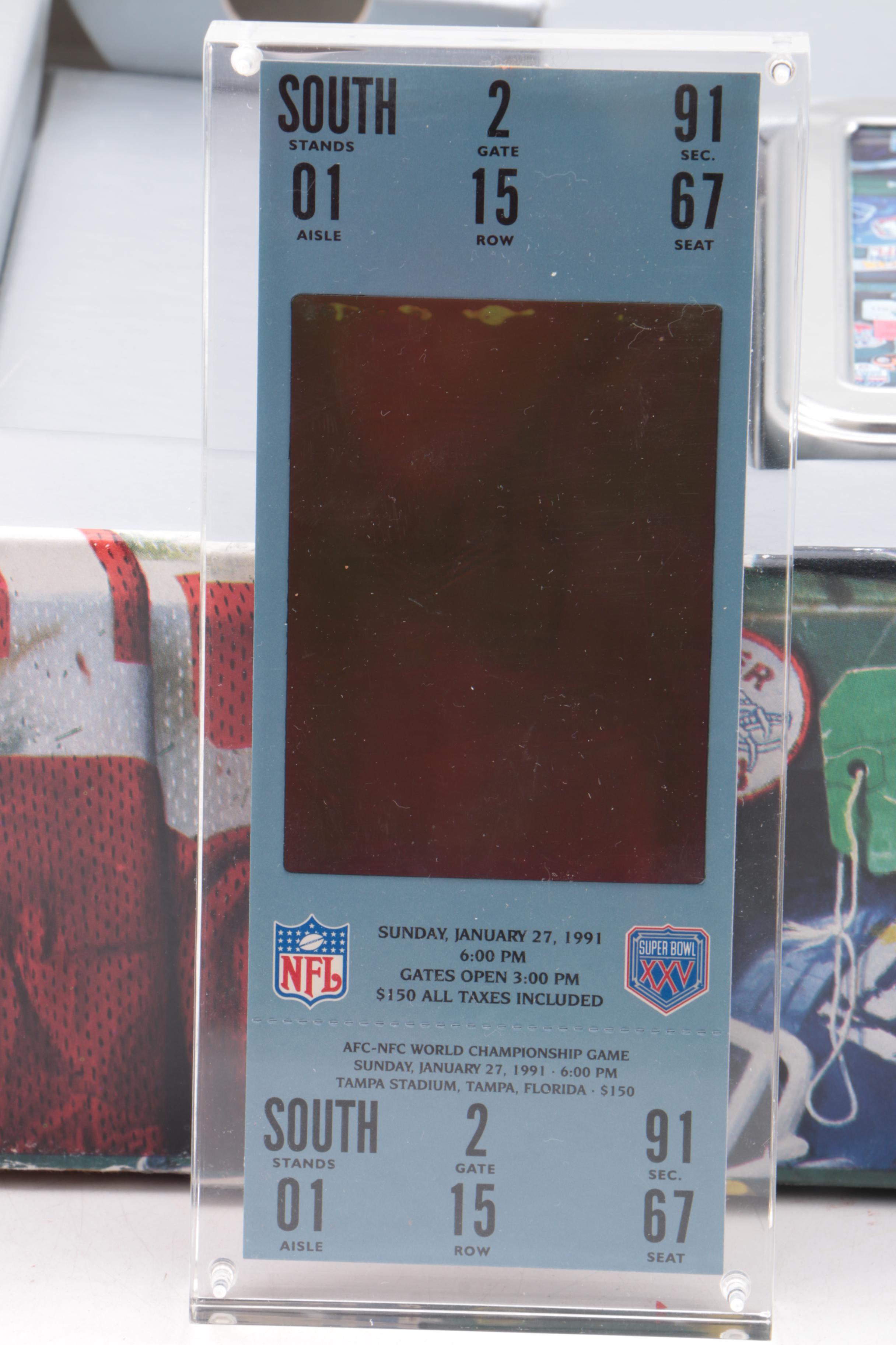 NFL Super Bowl XXV Anniversary Commemorative Collection