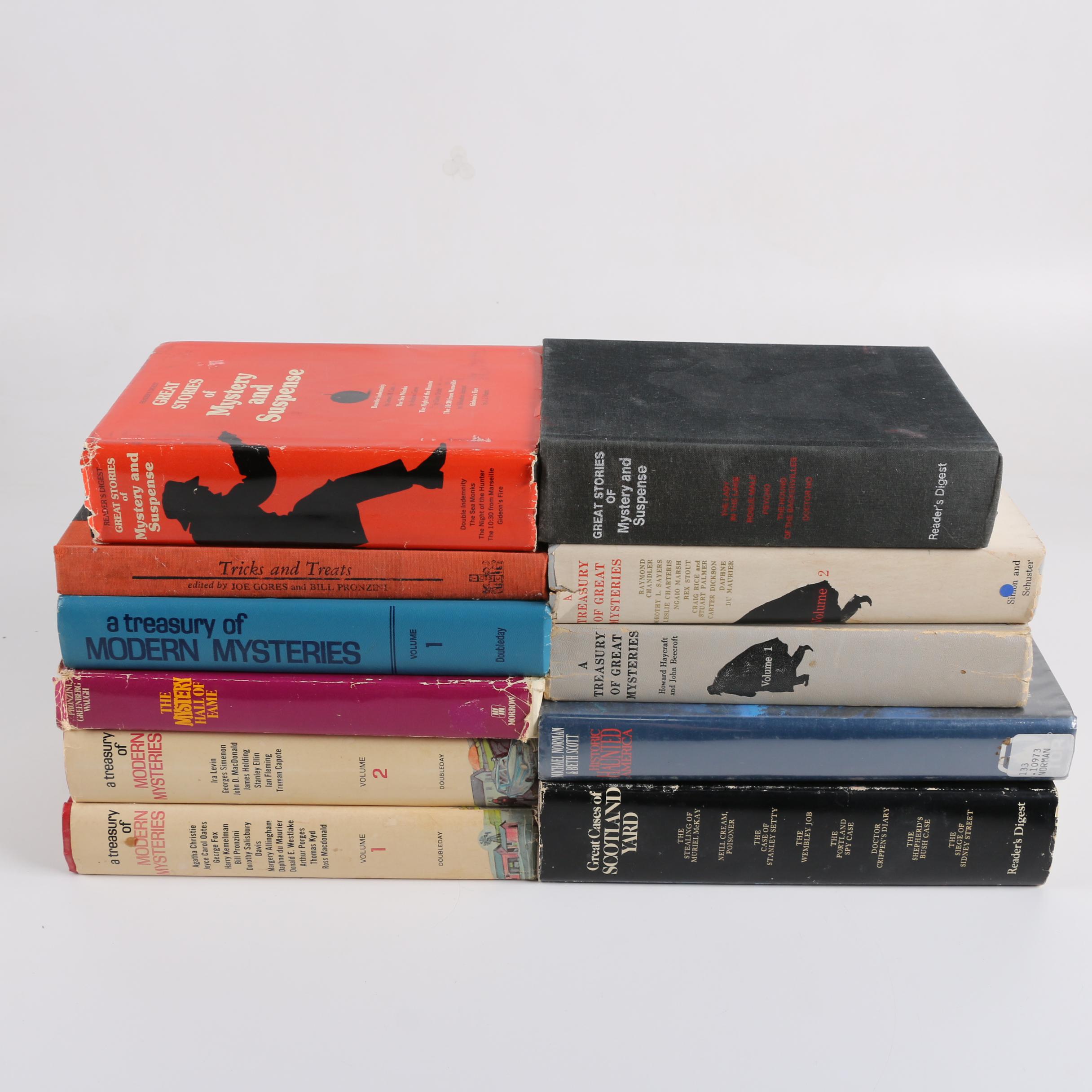 Collection of Eleven Mystery Anthologies