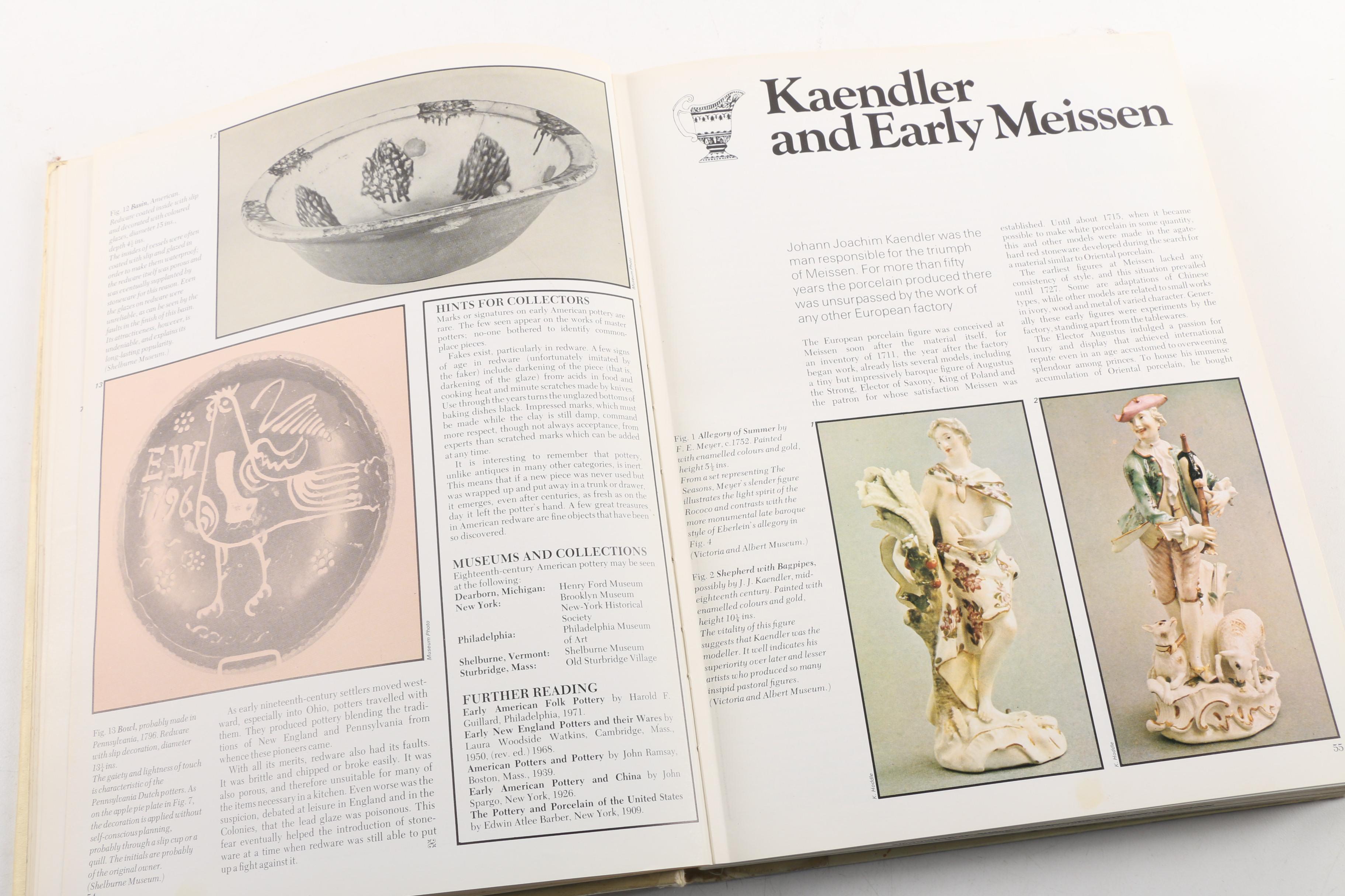 "Encyclopedia of Antiques" and Other Antique Collecting Books