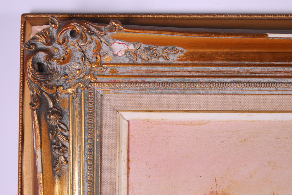 Attributed to Fritz Seibert Landscape Oil Painting