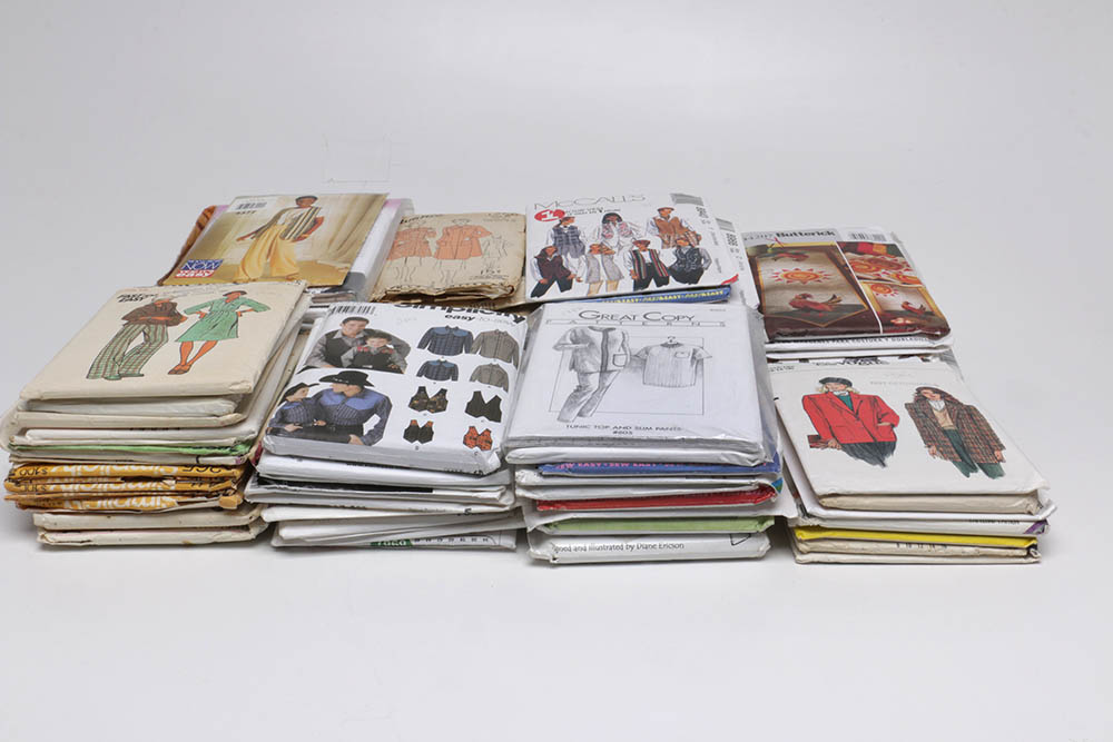 Vintage Women's Sewing Patterns Featuring Butterick and Simplicity