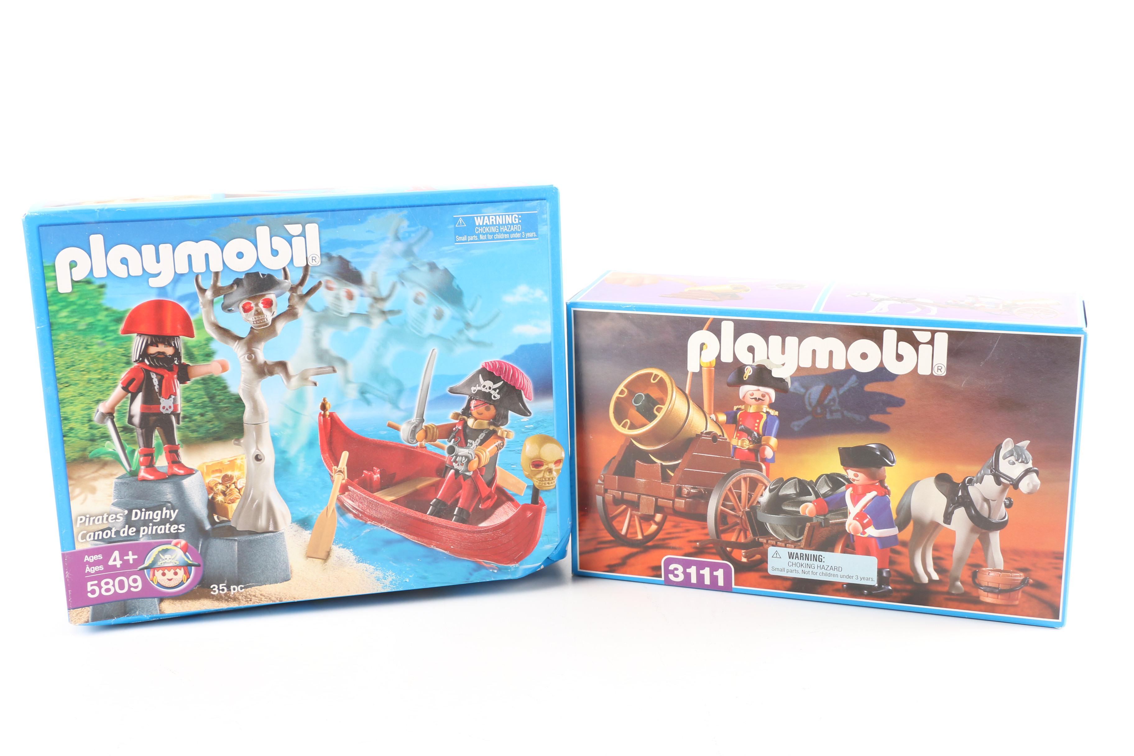 Playmobil Pirate Sets Including "Pirates Dinghy"