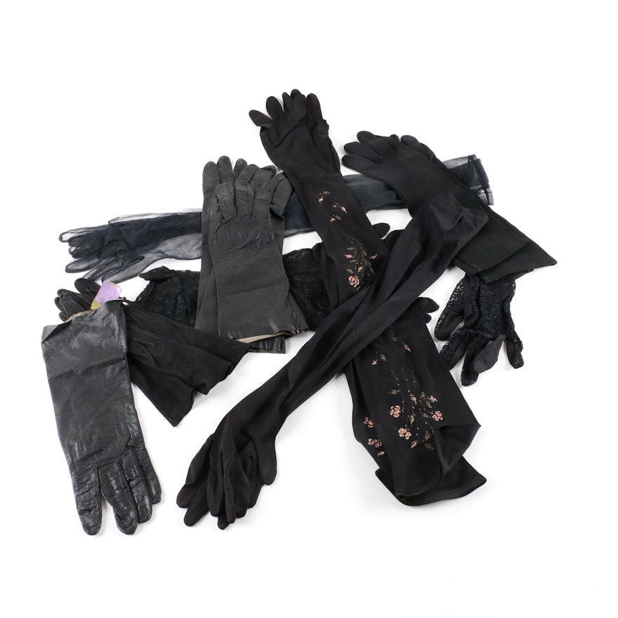 Vintage Fashion Gloves Including Opera Length, Van Raalte and Glovers Guild