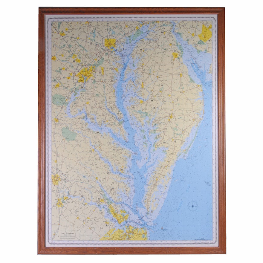 ADC of Alexandria 1988 "The Chesapeake Bay Map"