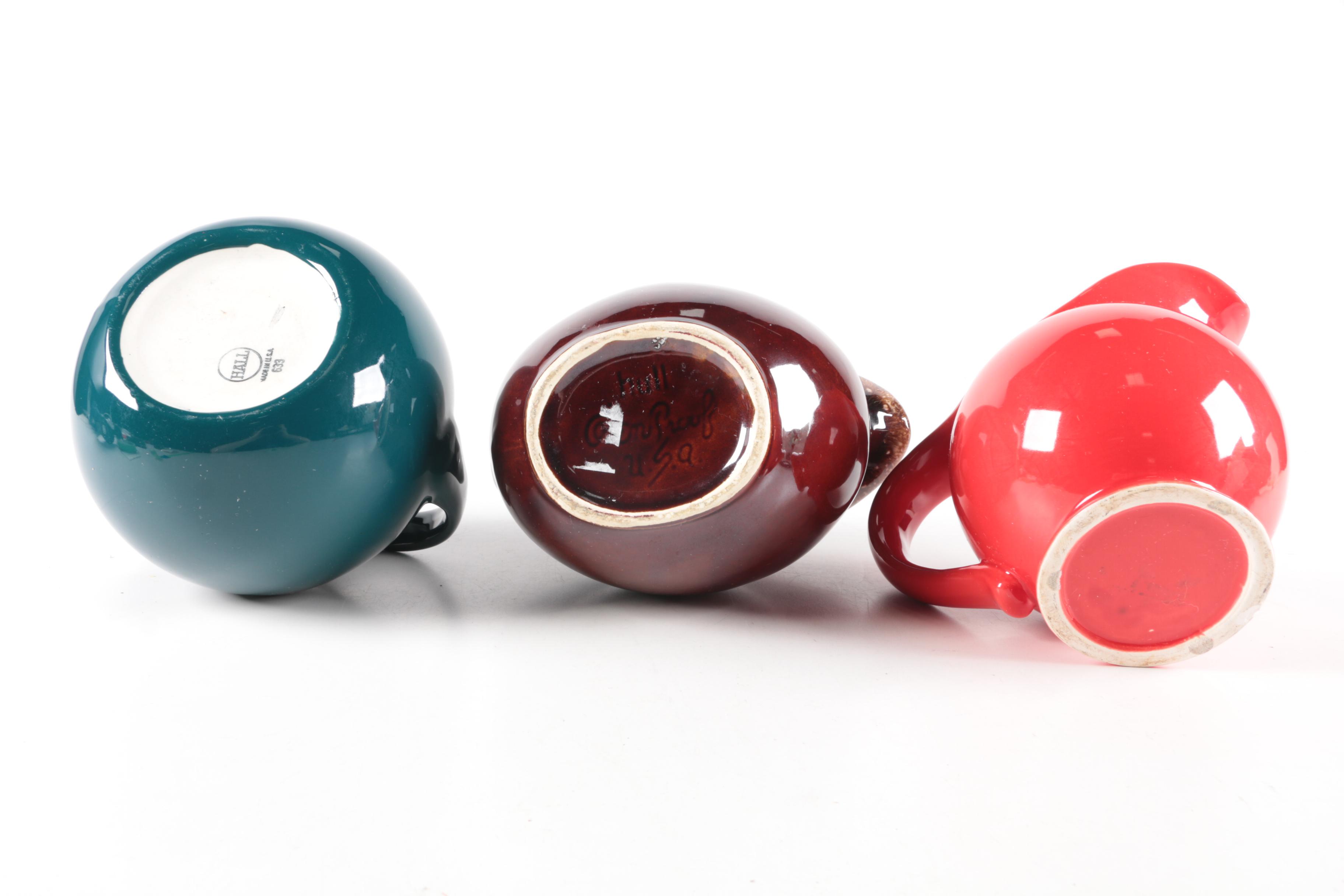 Hall and Hull Vintage Pitchers