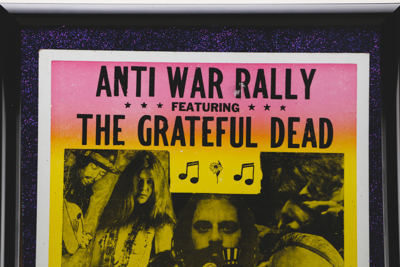 1970 Grateful Dead Anti-War Concert Poster