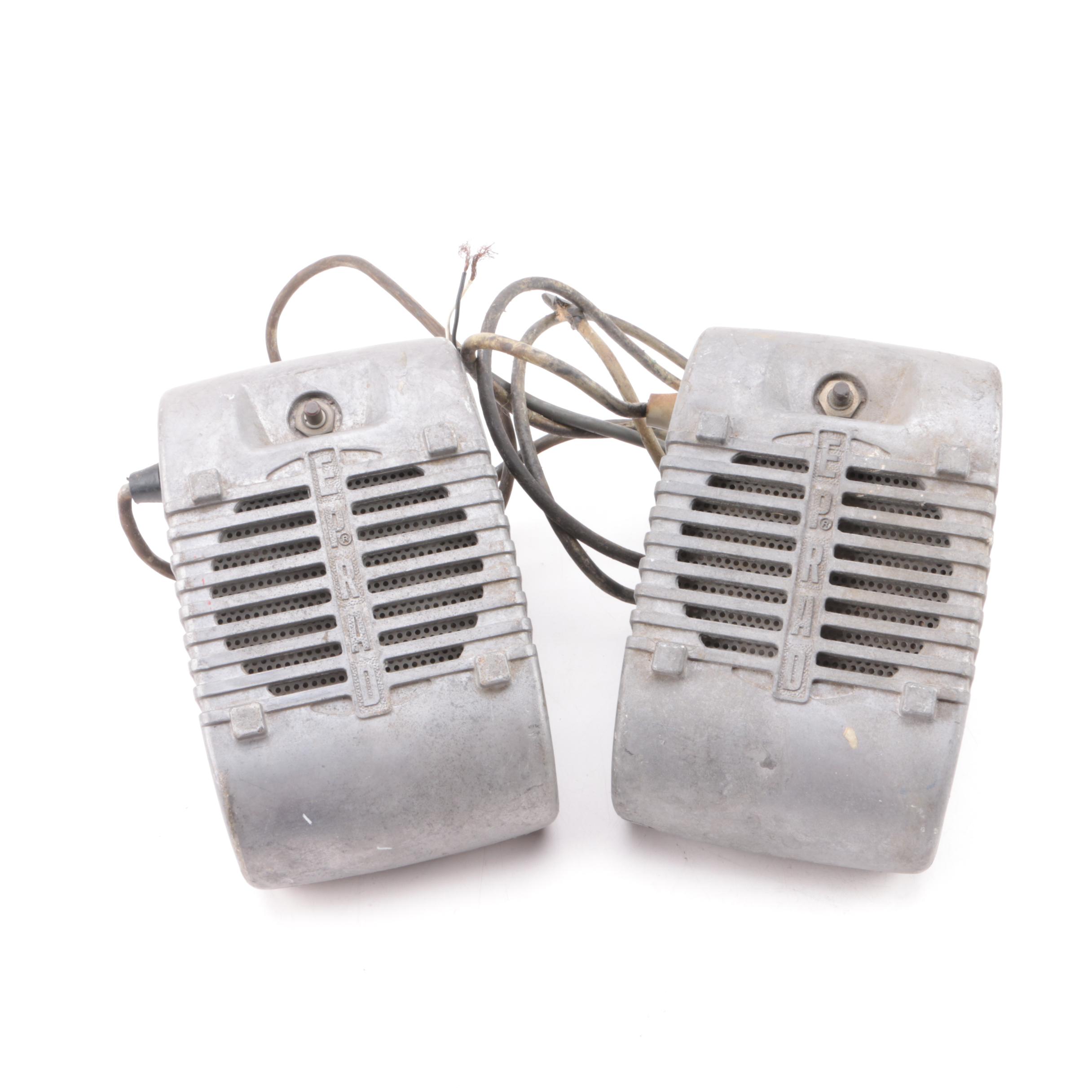 Vintage Eprad Drive-In Movie Theater Speakers