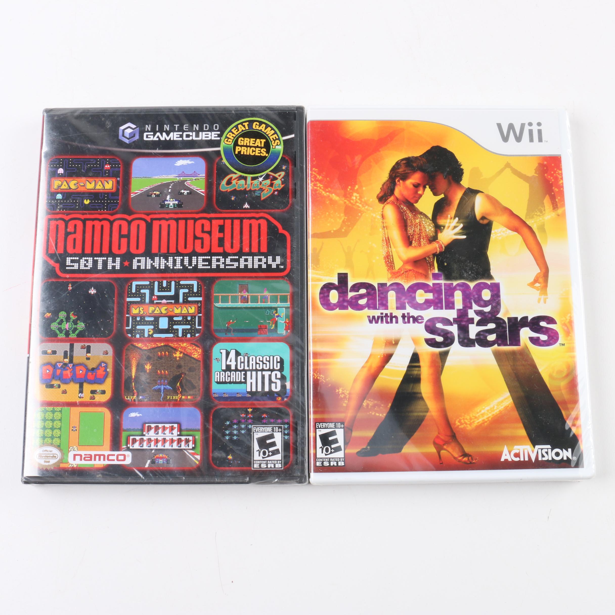 Nintendo GameCube Controllers With Games, Books and Action Pad Set