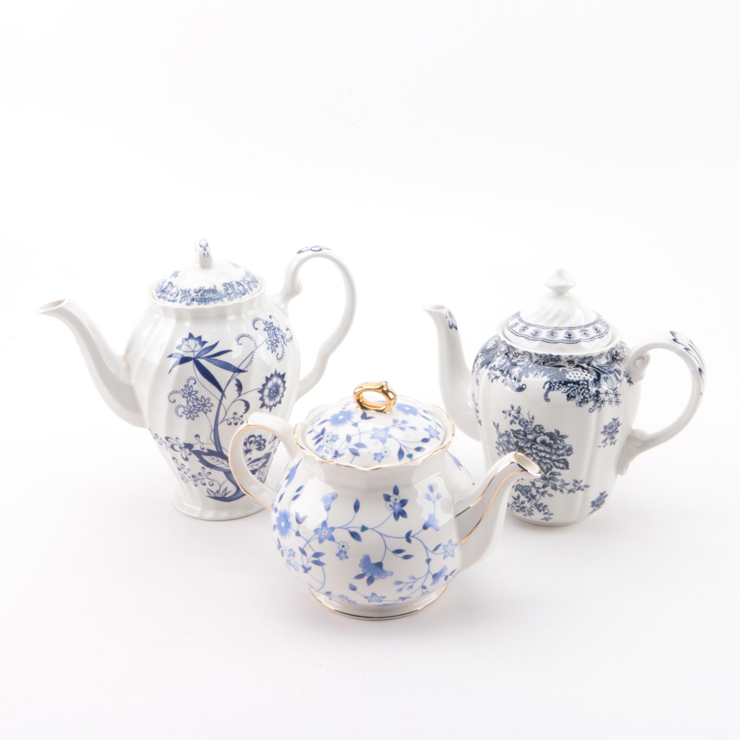 Vintage Tea and Coffee Pots Including Villeroy & Boch "Valeria"