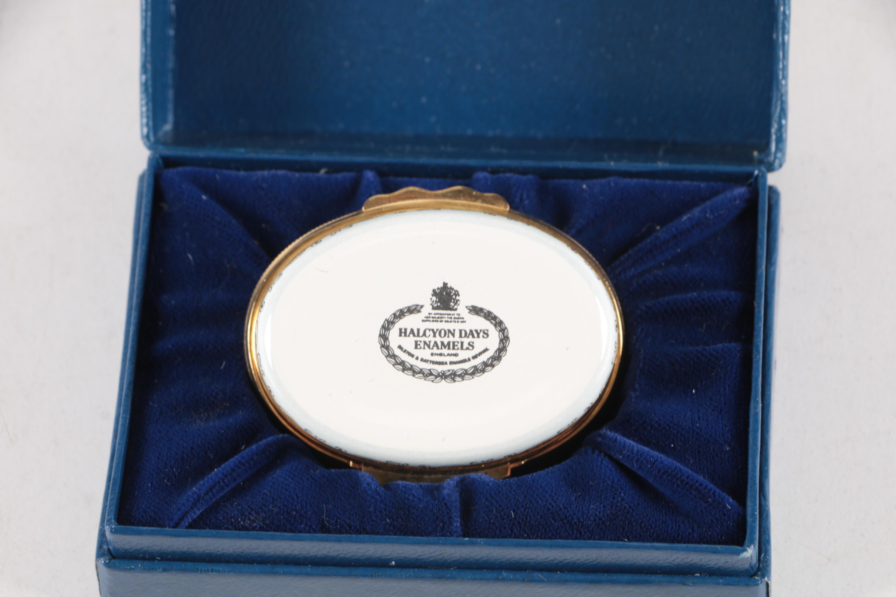 Halcyon Days Enamel Trinket Boxes