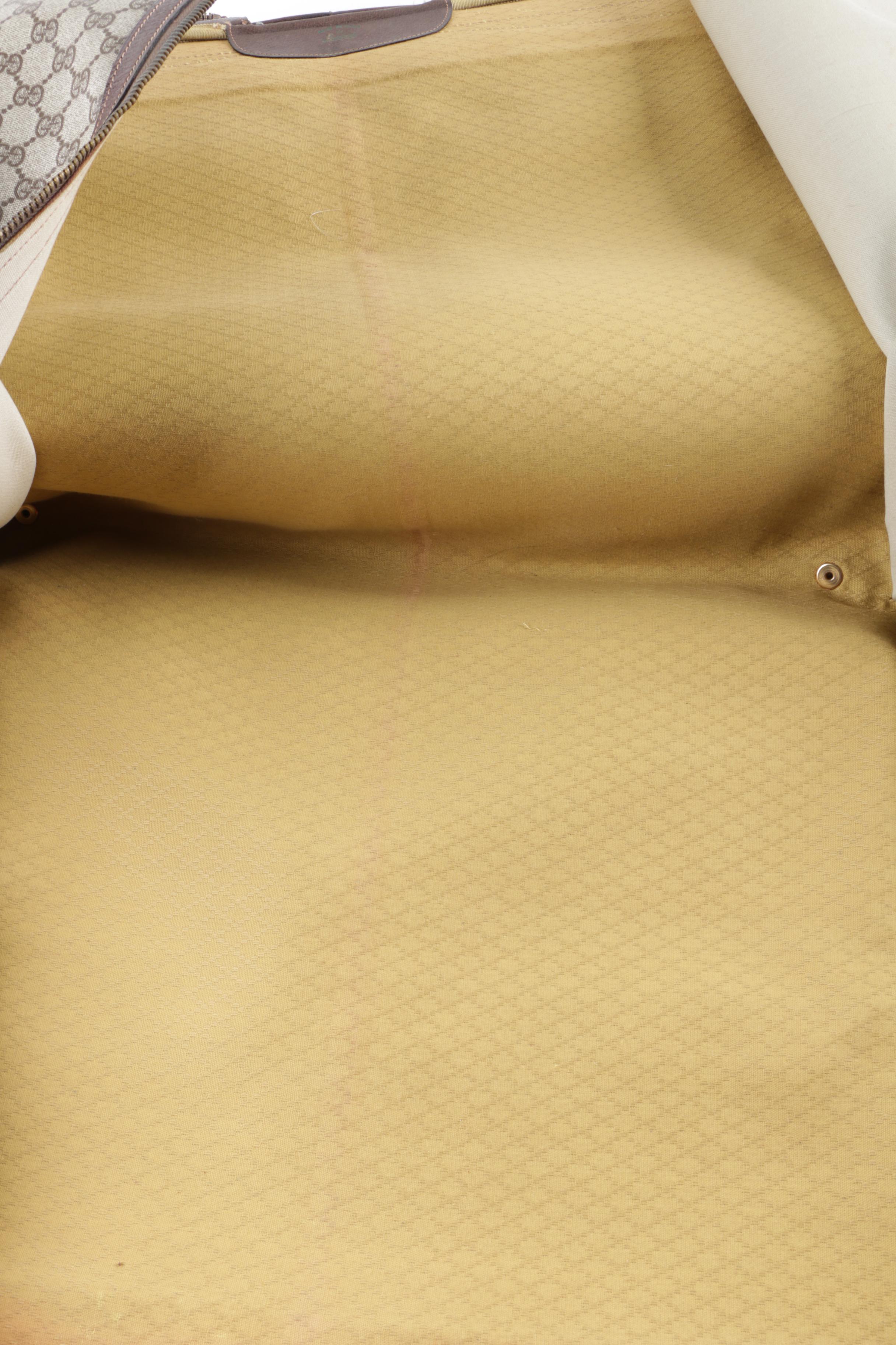 Vintage Gucci GG Supreme Canvas Garment Bag