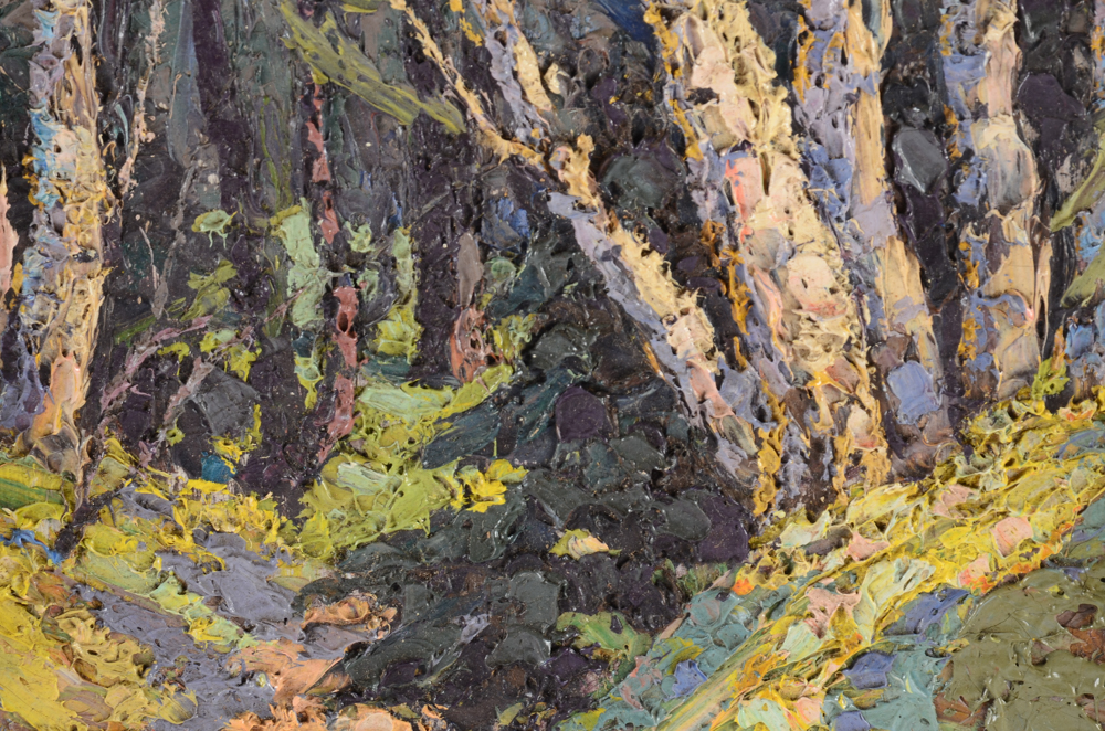 Otto Bierhals Original Oil on Board Impressionist Landscape Painting