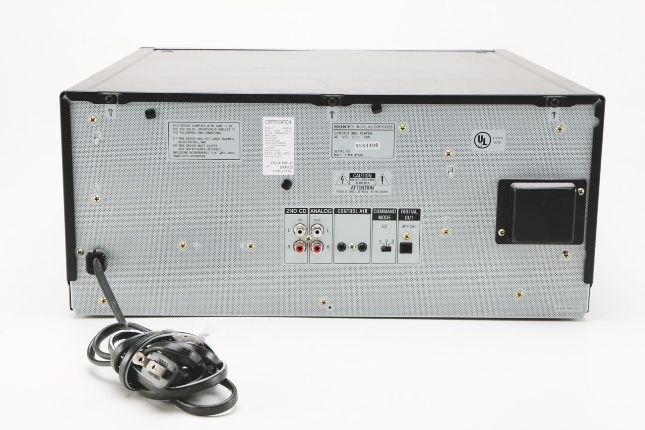 Sony MegaStorage 300 CD Player