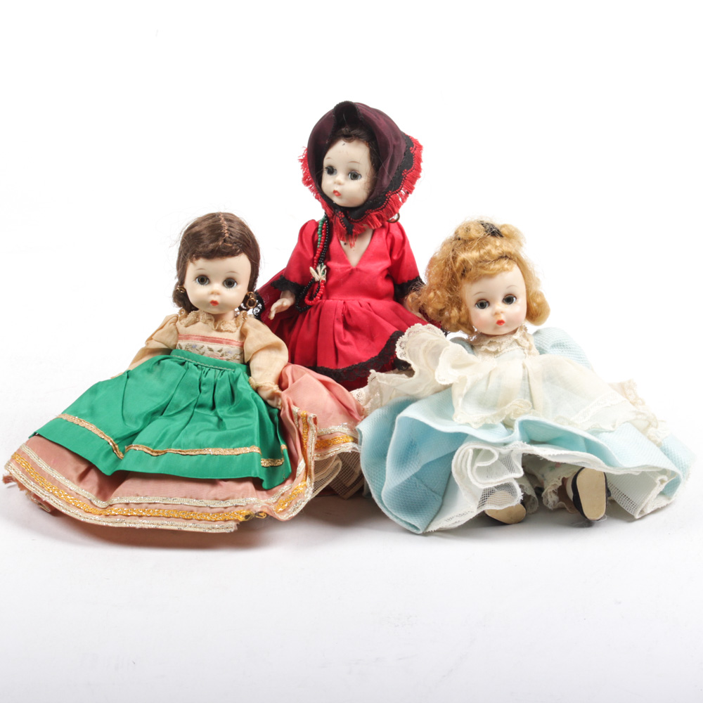 Vintage 1950-60s Madame Alexander Dolls
