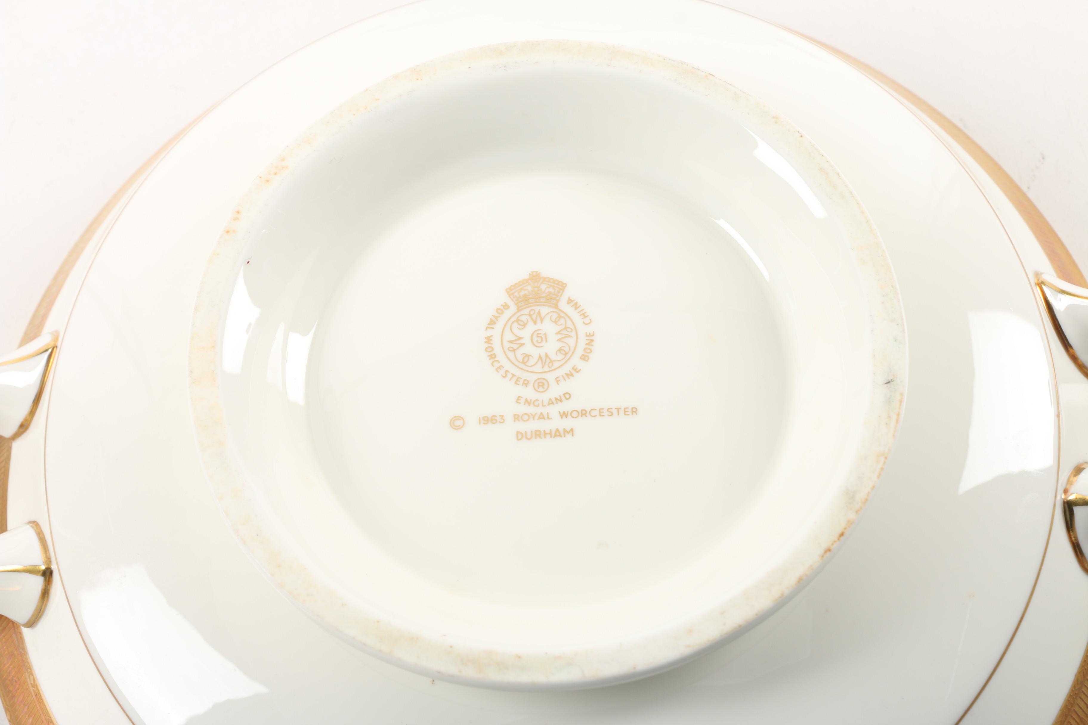 Georges Briard and Royal Worcester Bone China Serving Dishes