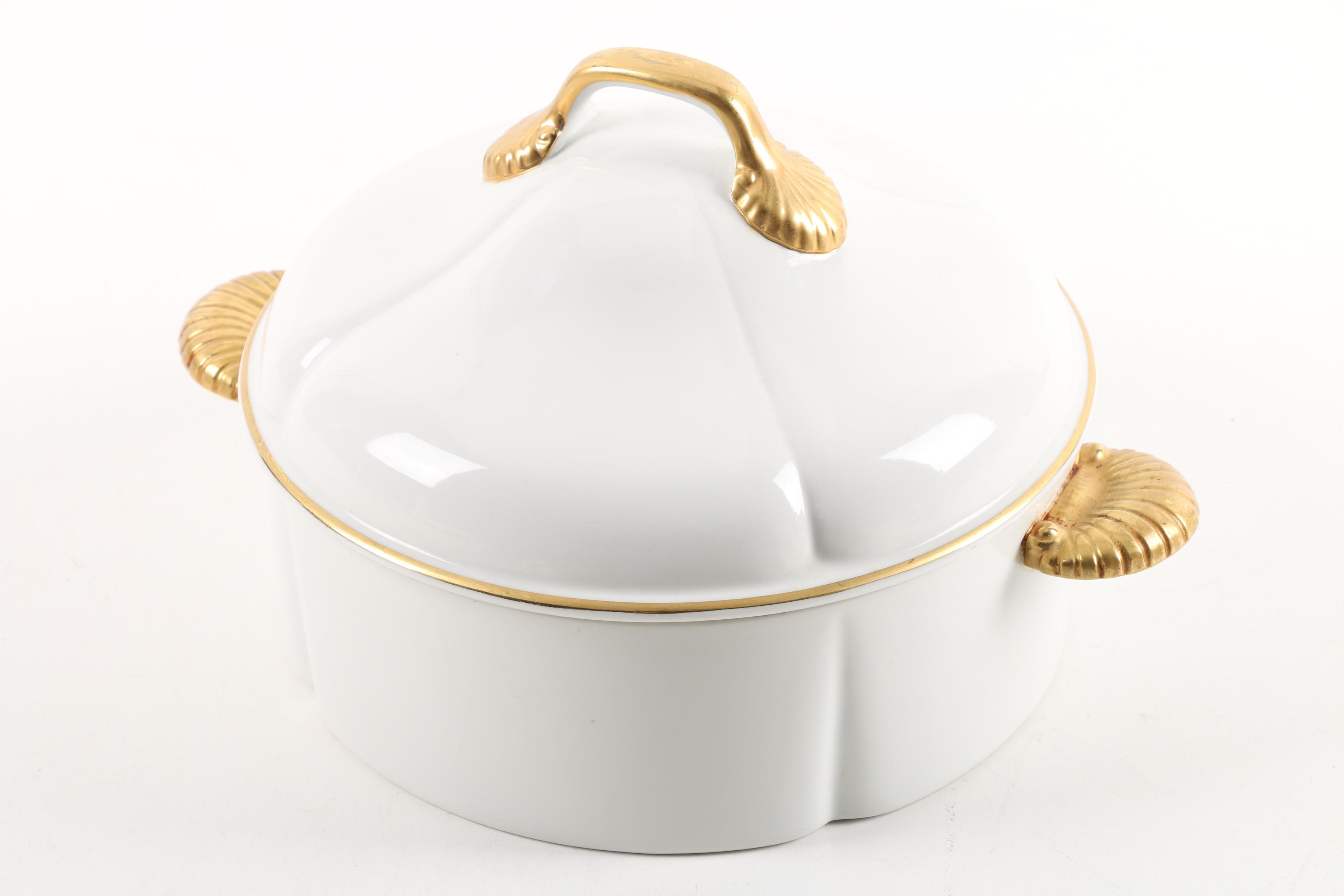 Georges Briard and Royal Worcester Bone China Serving Dishes