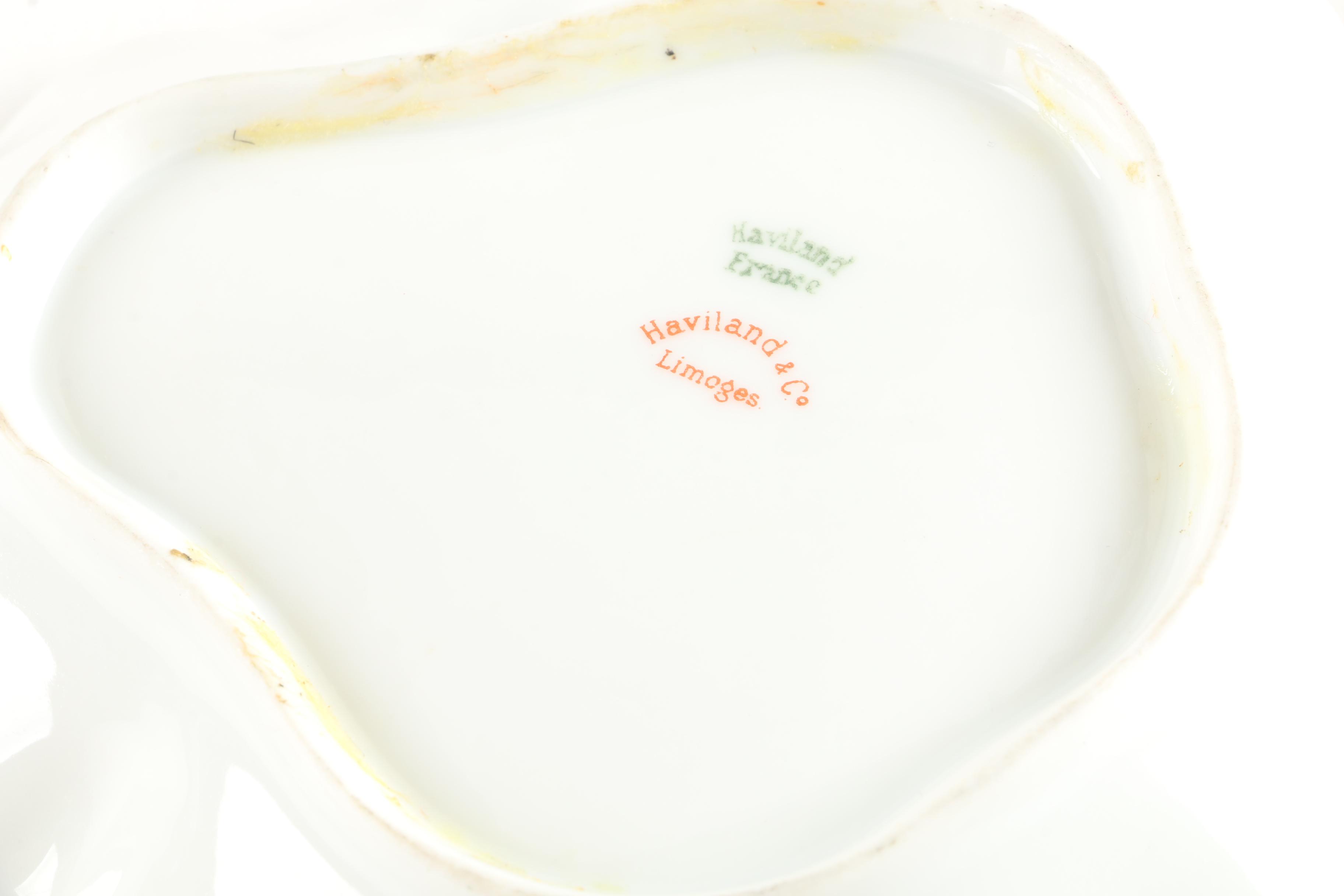 Vintage Limoges Castel and Haviland Porcelain Dishes