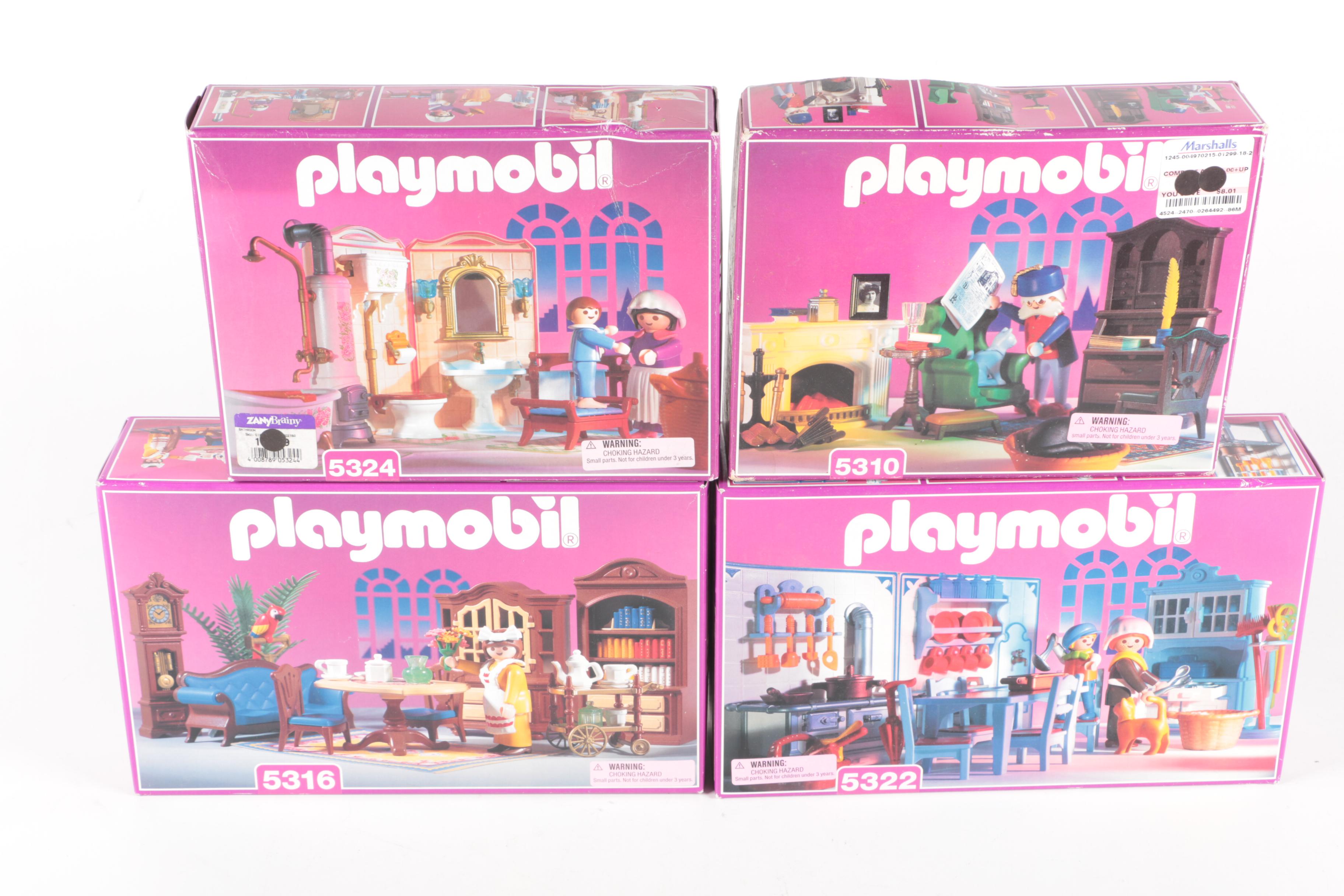 Playmobil Victorian Themed Dollhouse Rooms