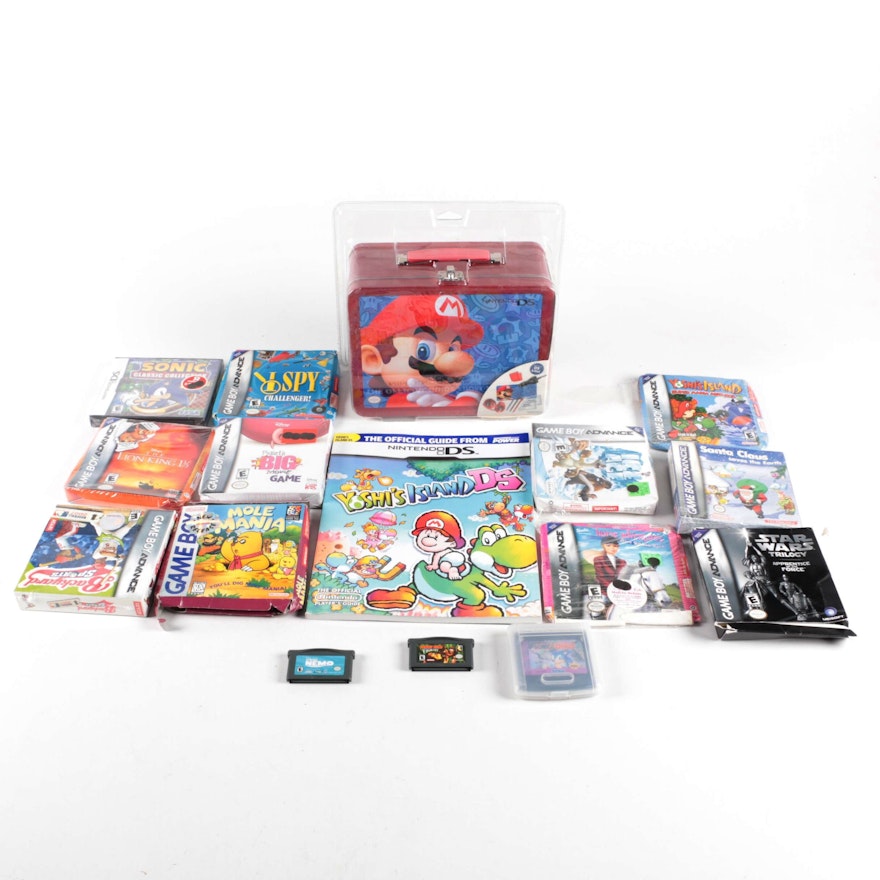Nintendo and Sega Hand Held Games and Nintendo Collectibles