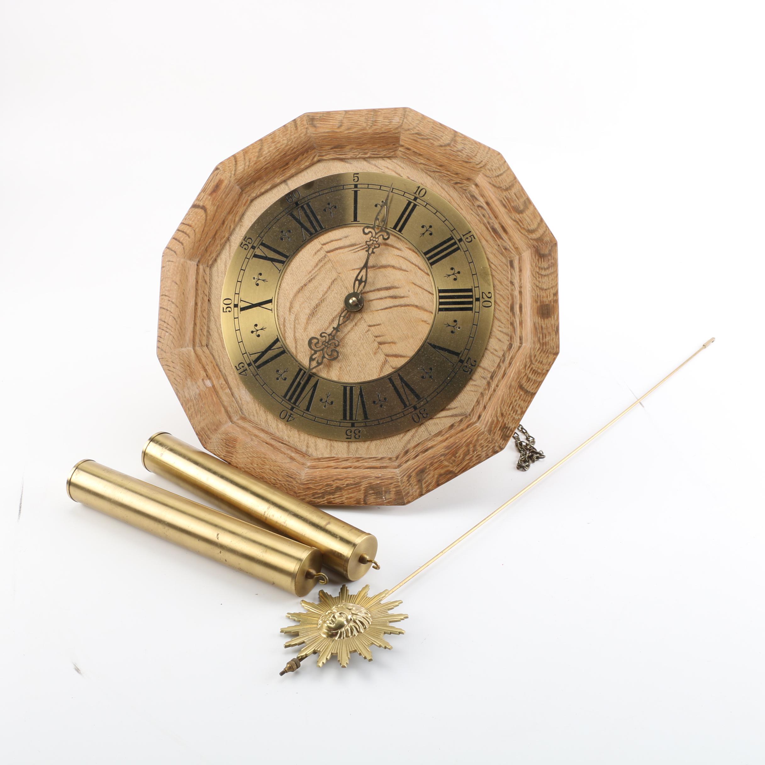 Preben Valentin Danish Pendulum Wall Clock