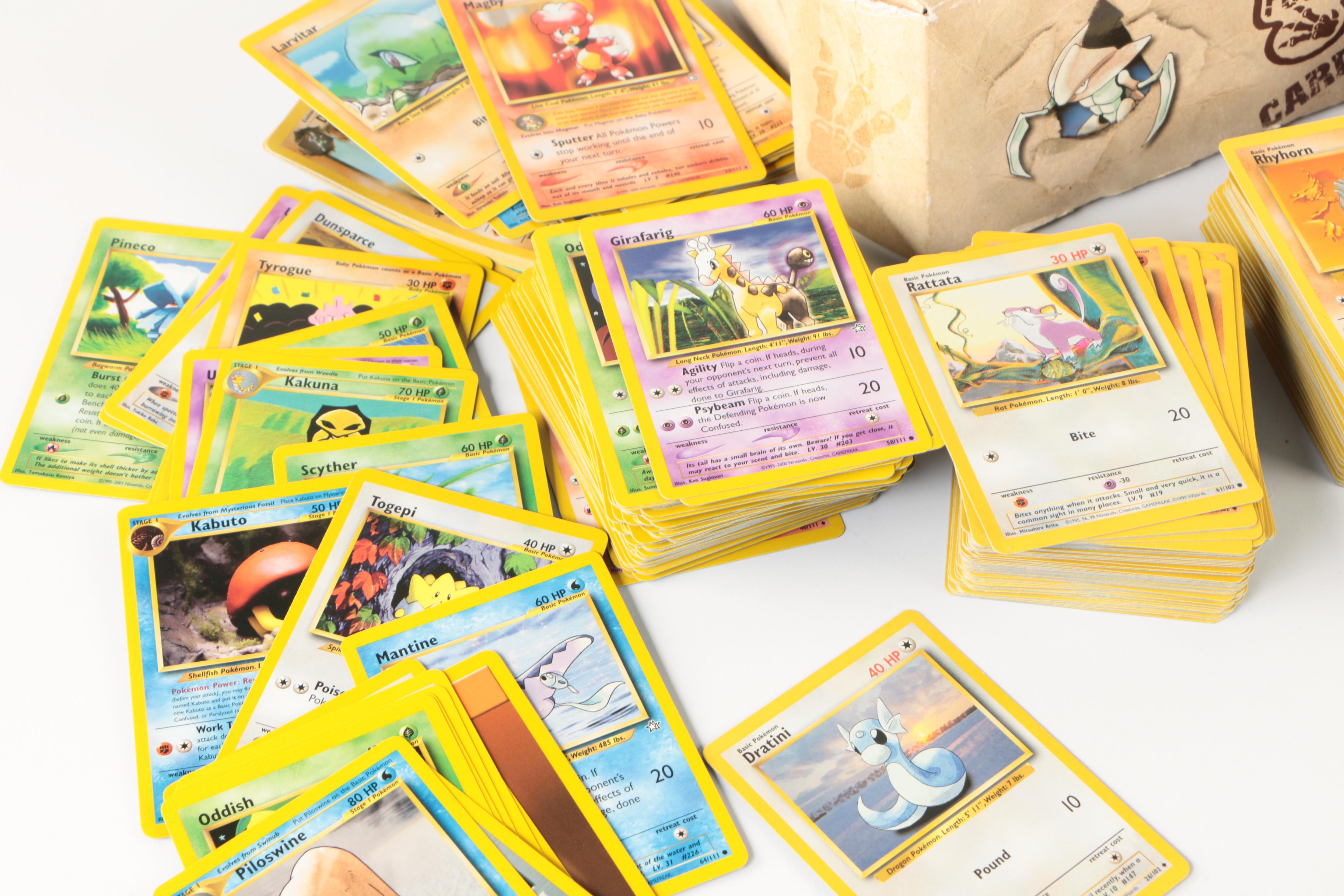 1990s-2000s Pokémon Trading Cards Including Machamp