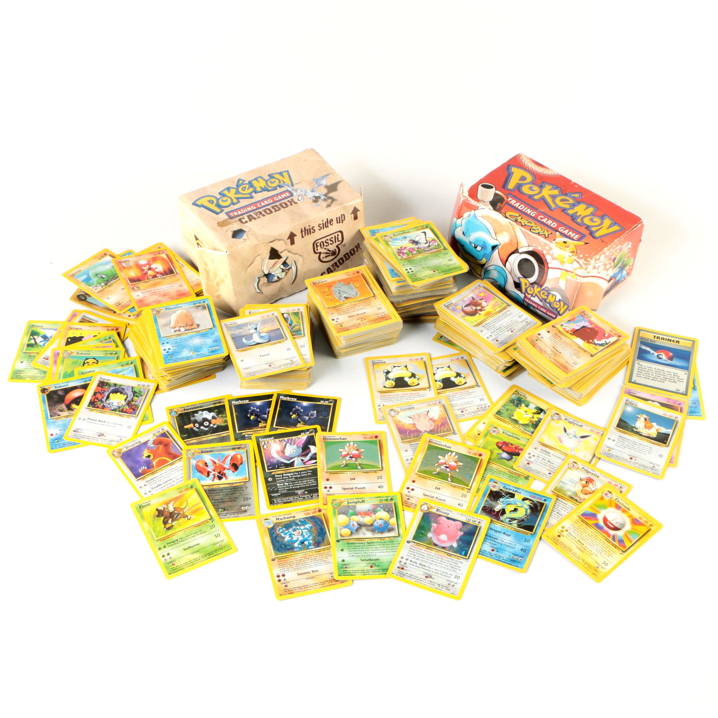 1990s-2000s Pokémon Trading Cards Including Machamp