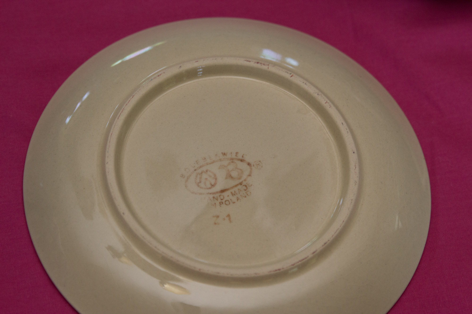 Boleslawiec Hand-Painted Polish Pottery Tea Set and Tableware