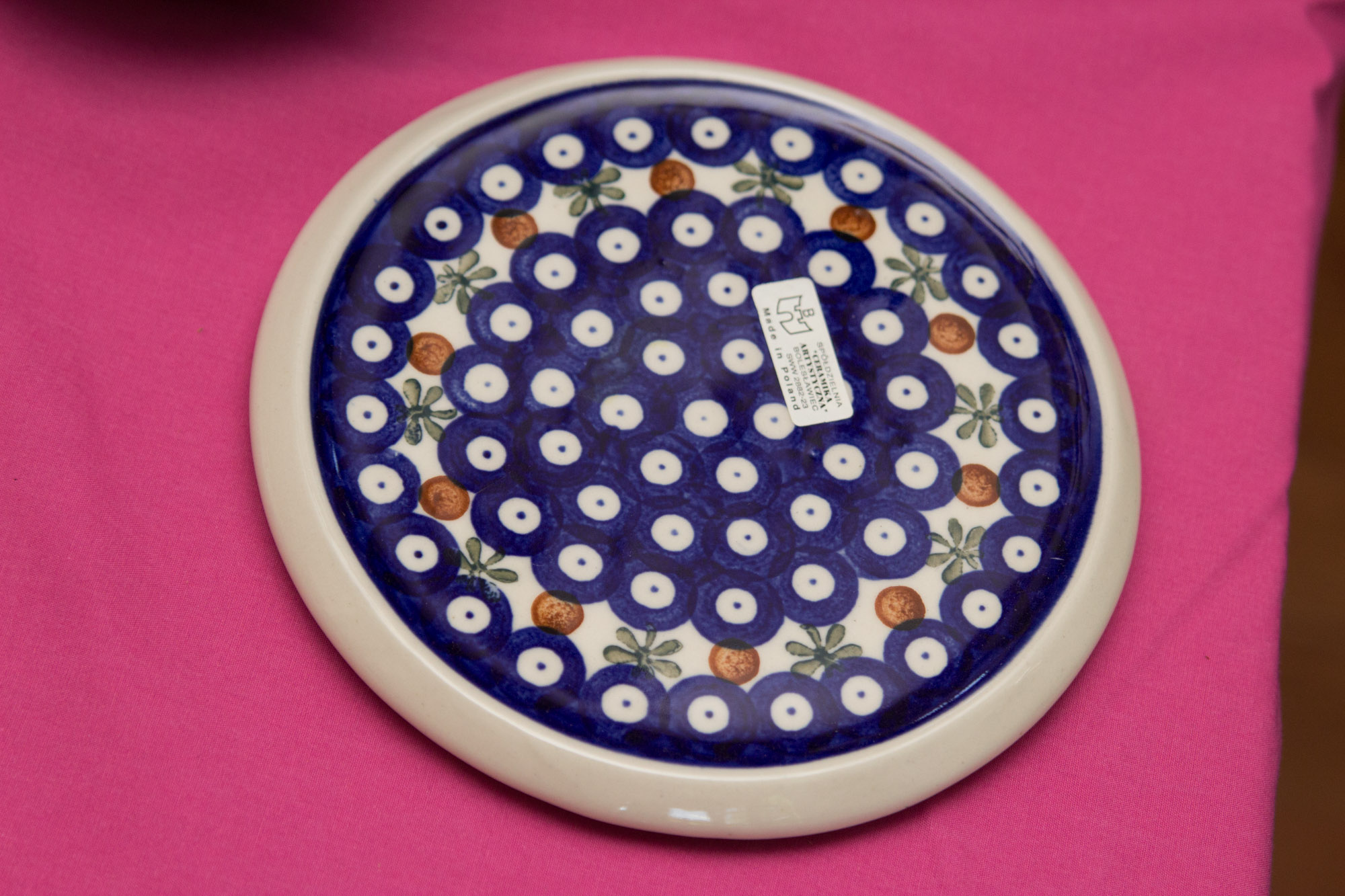 Boleslawiec Hand-Painted Polish Pottery Tea Set and Tableware