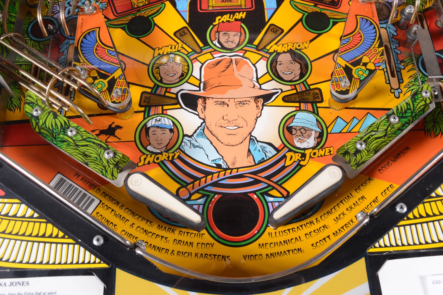 1993 Williams "Indiana Jones The Pinball Adventure" Pinball Game