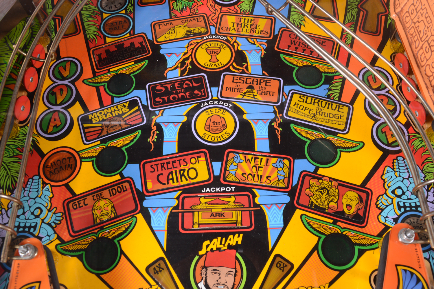 1993 Williams "Indiana Jones The Pinball Adventure" Pinball Game