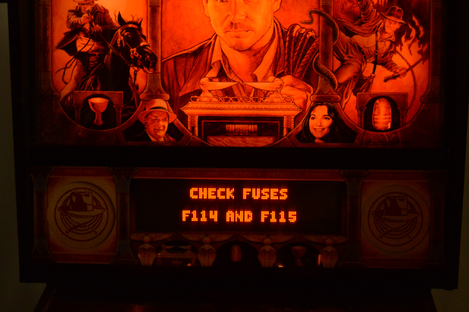 1993 Williams "Indiana Jones The Pinball Adventure" Pinball Game