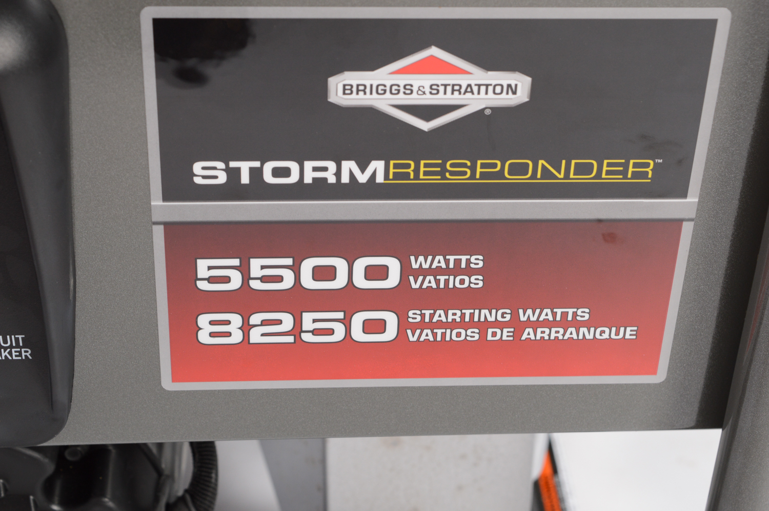 Briggs & Stratton Storm Responder 5500 Watt Generator