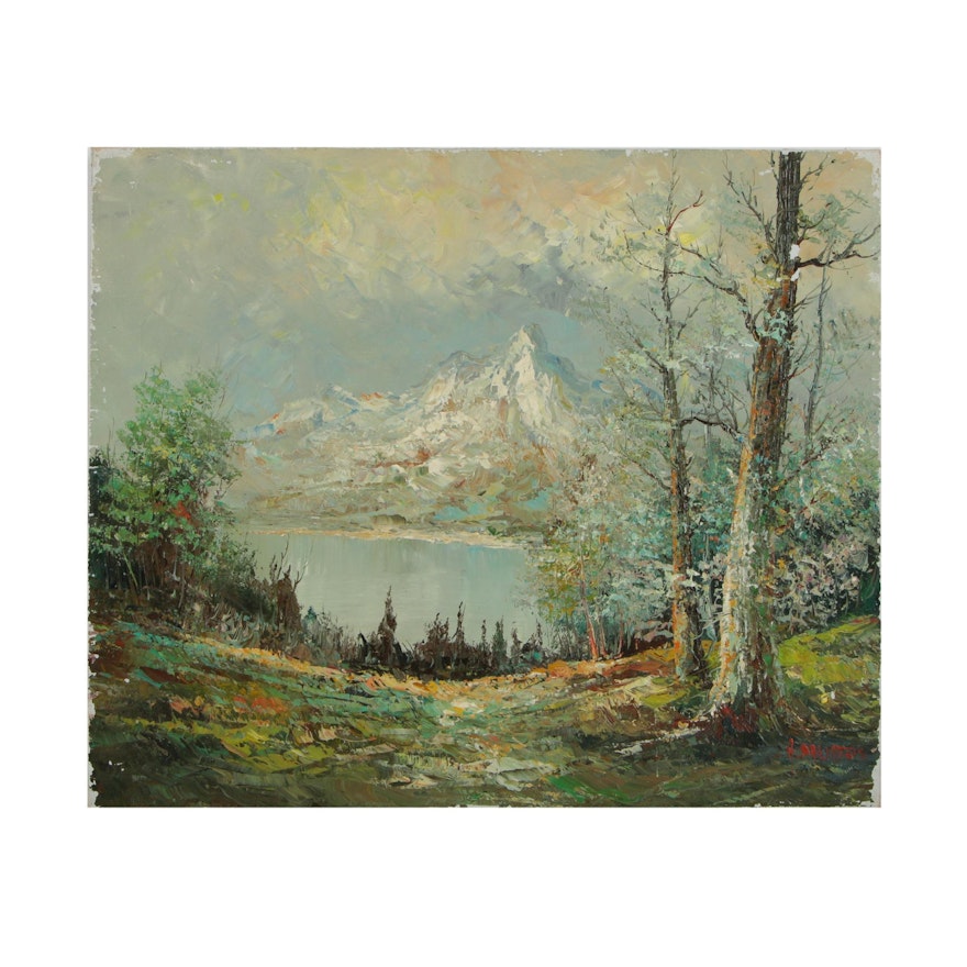Twentieth Century Landscape Oil Painting